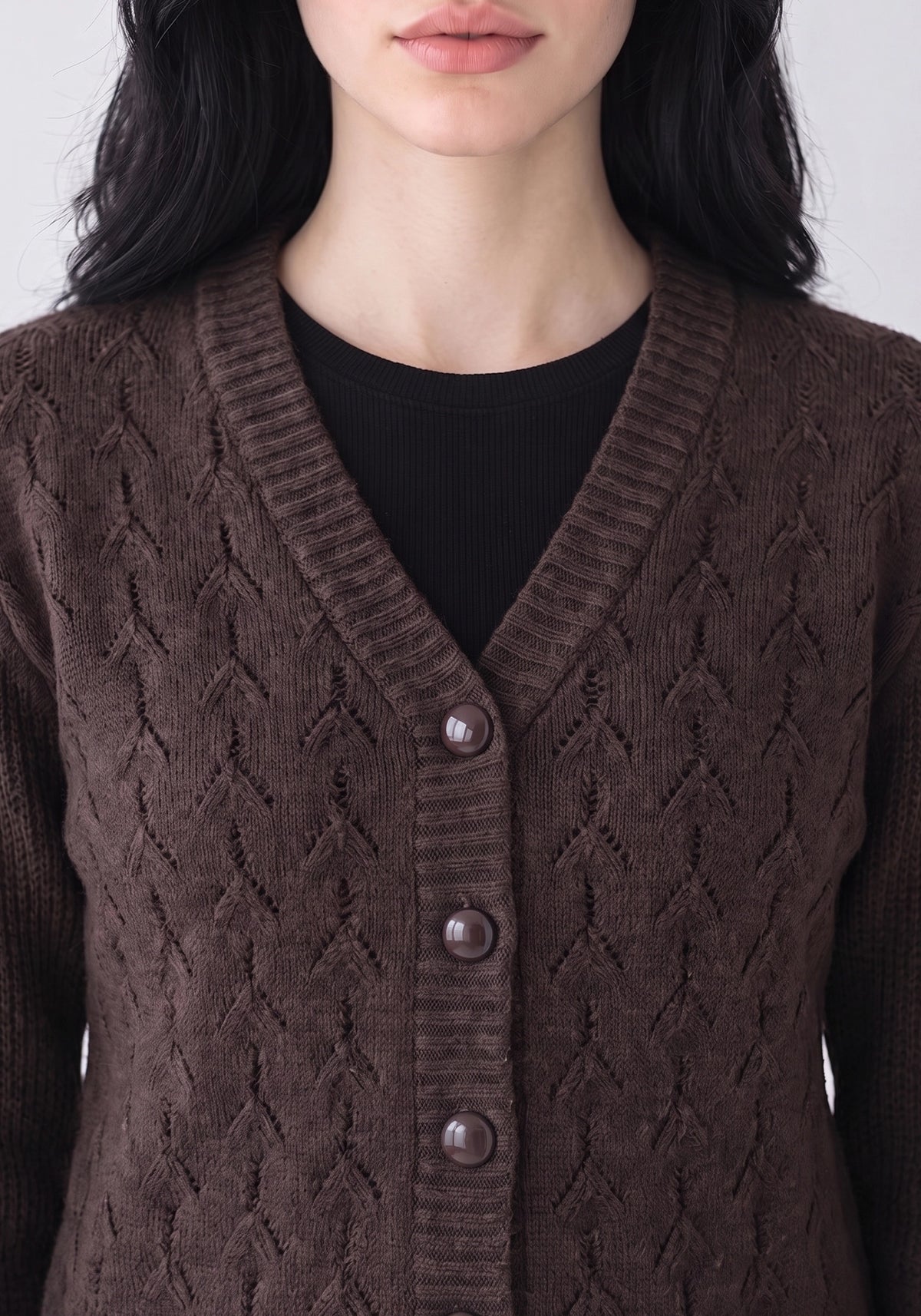 Soft Acrylic Wool Cardigan