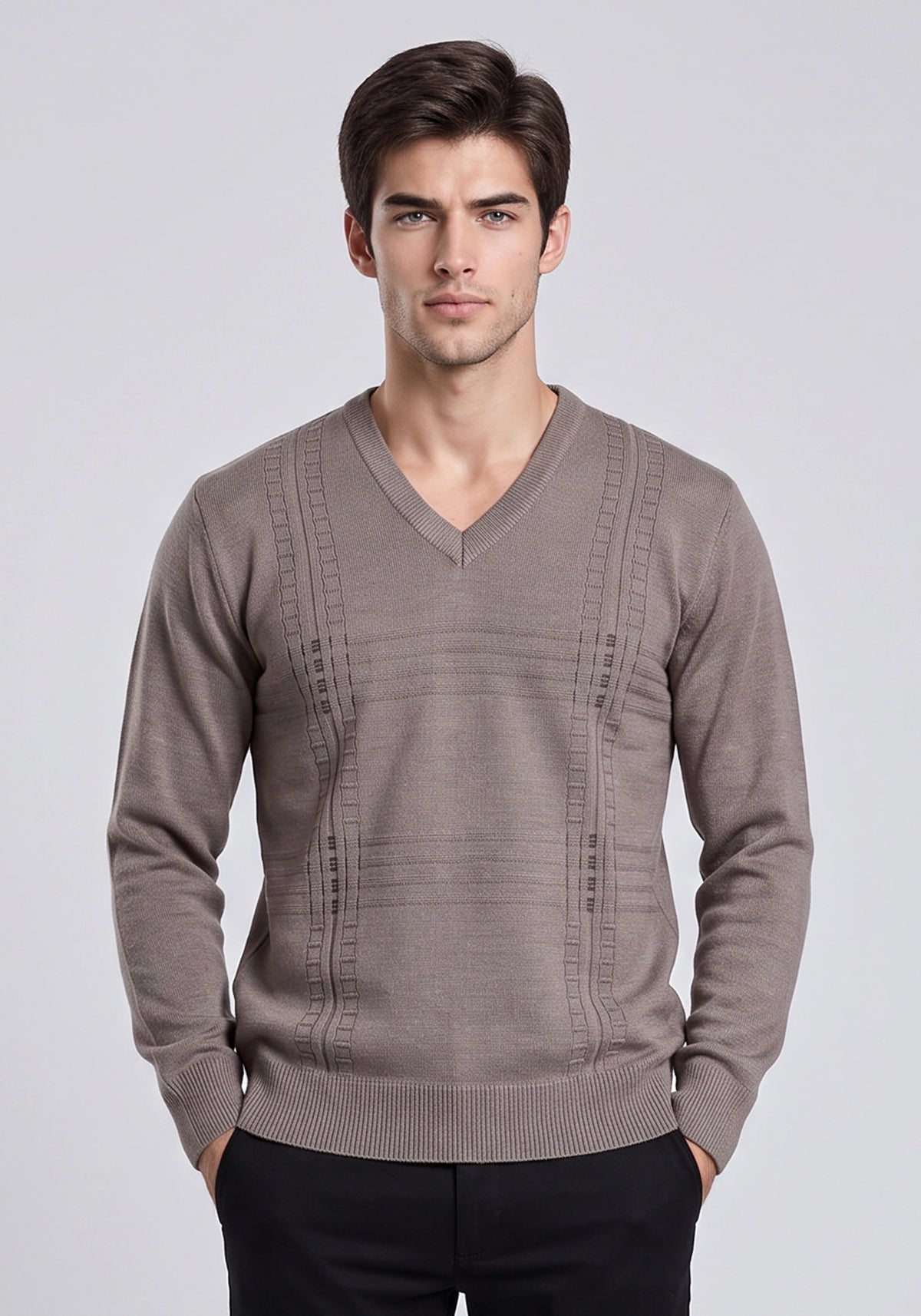 Wool Blend Dk Camel Pullover