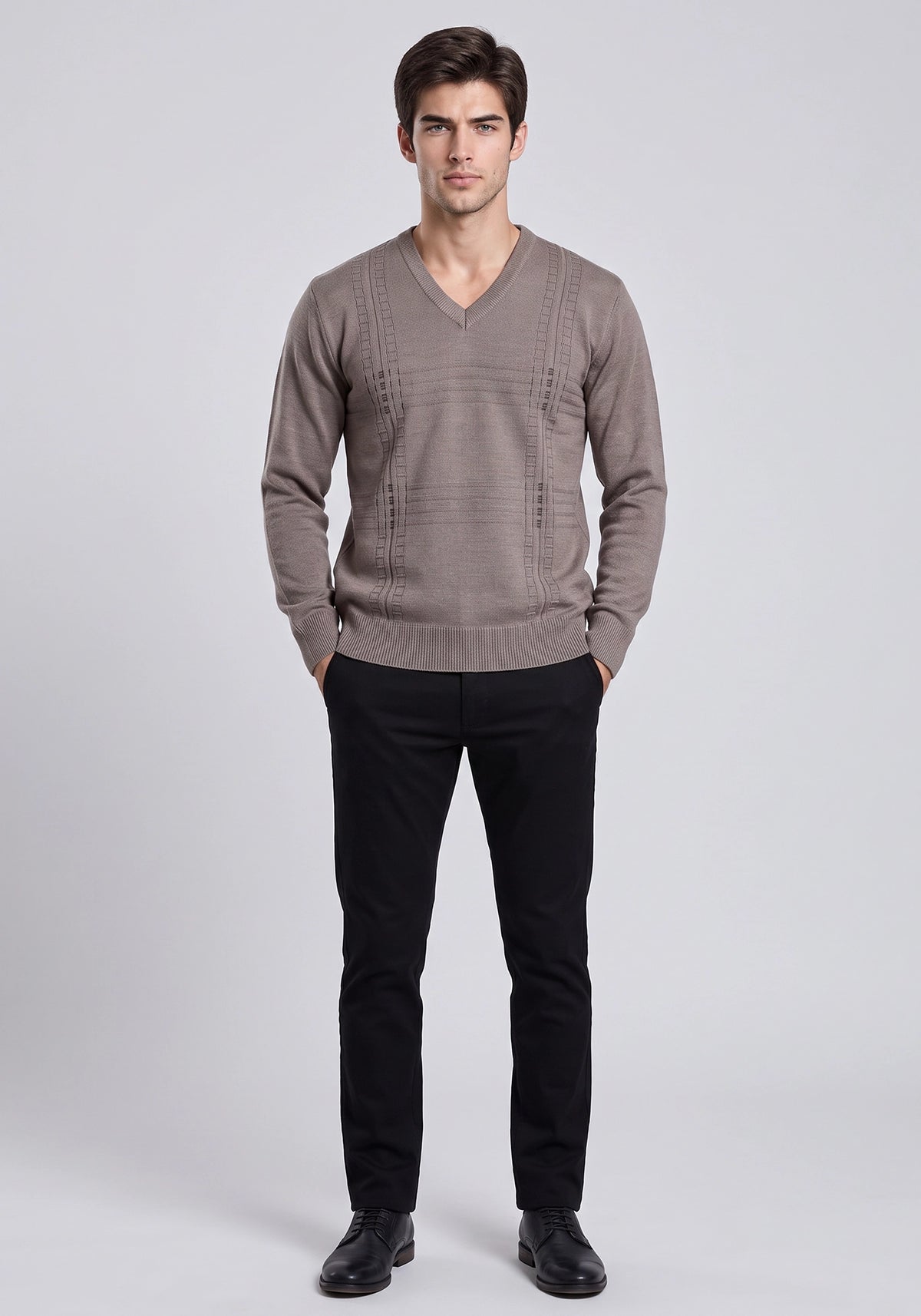 Wool Blend Dk Camel Pullover