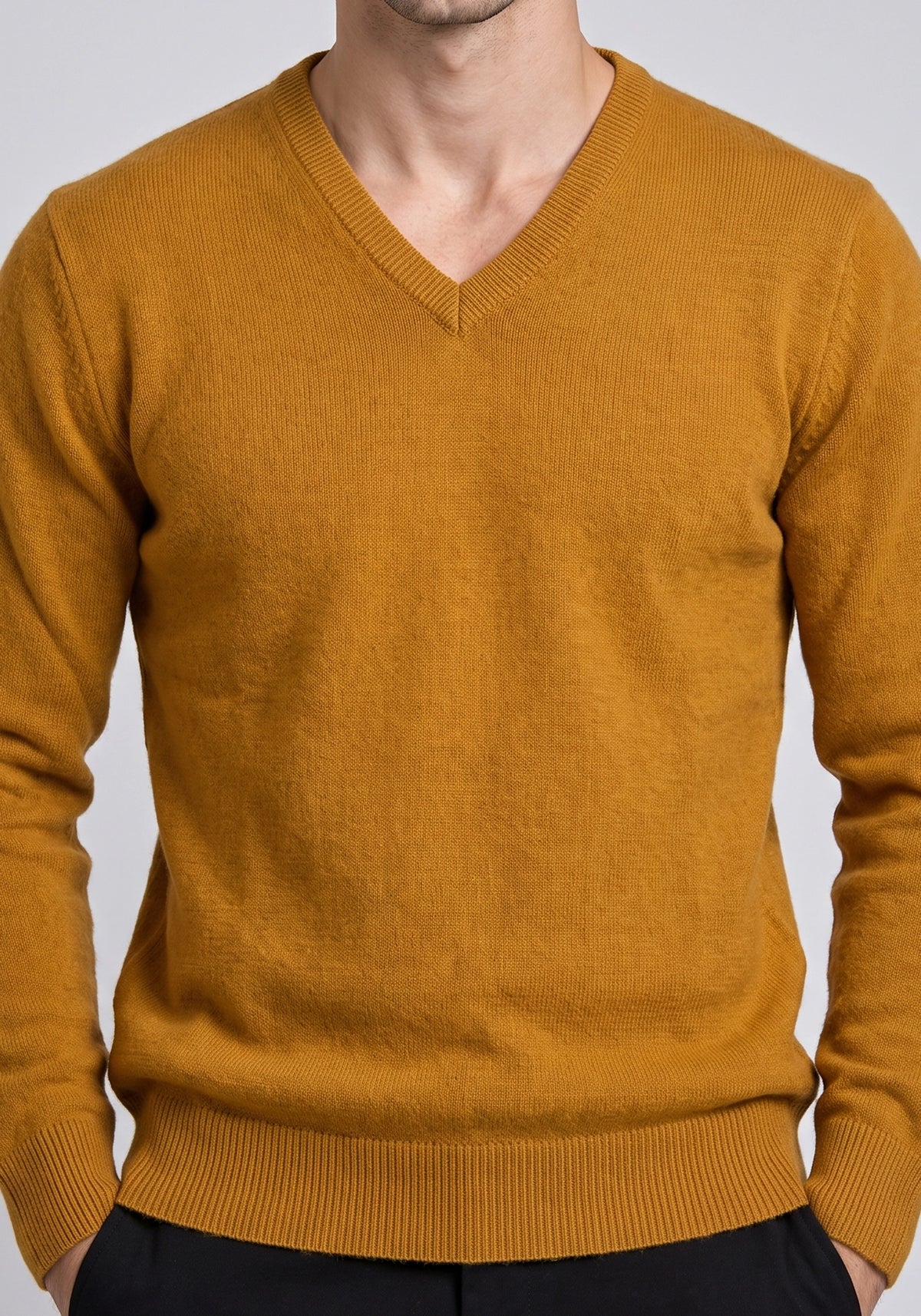 100% Lambswool Plain D Chadder Pullover