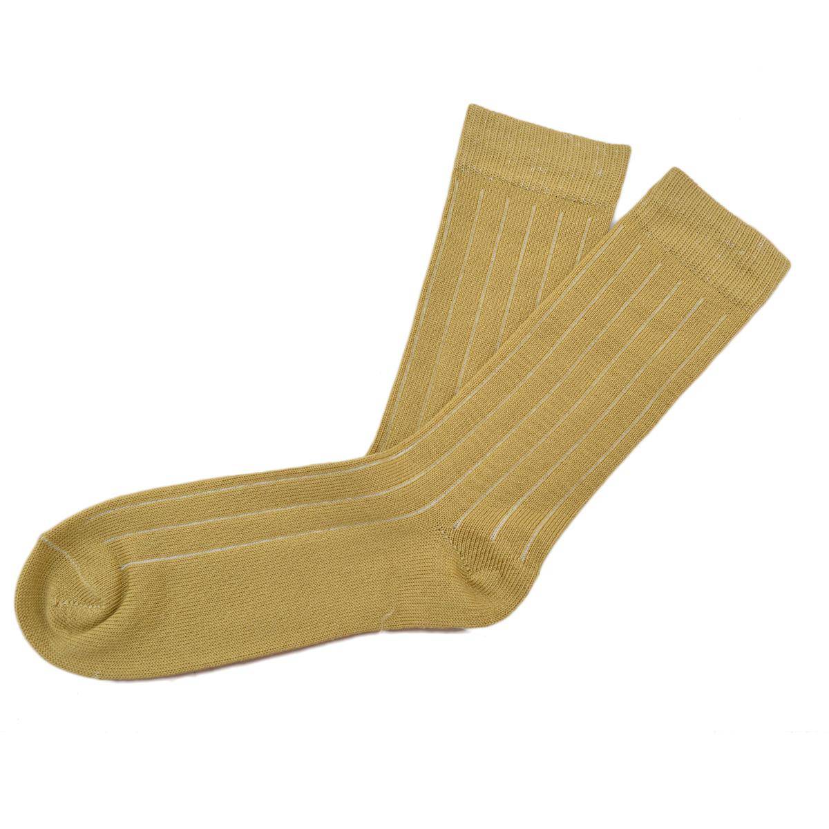 100% Merino Wool Design Socks Golden