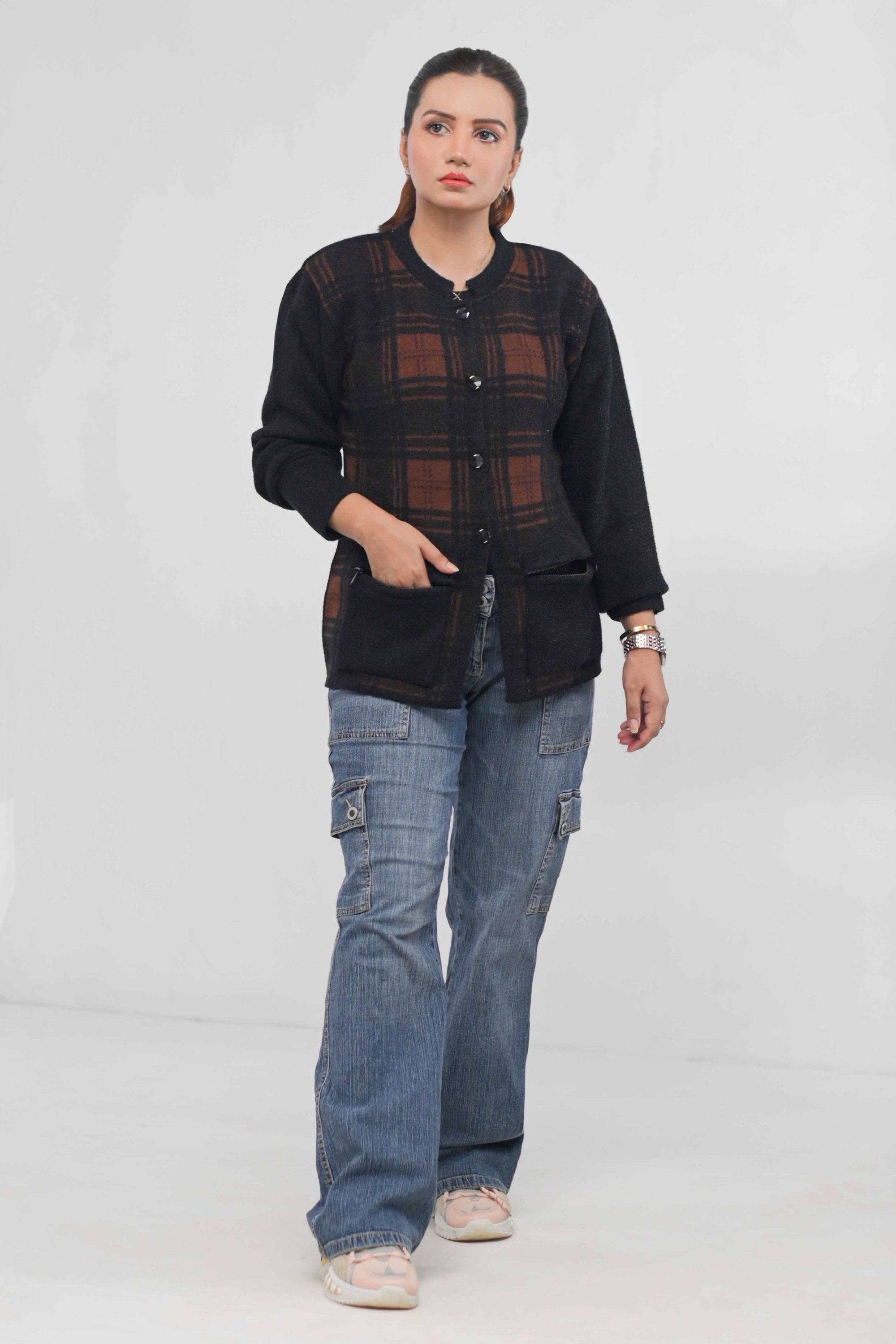 Soft Acrylic Wool Cardigan