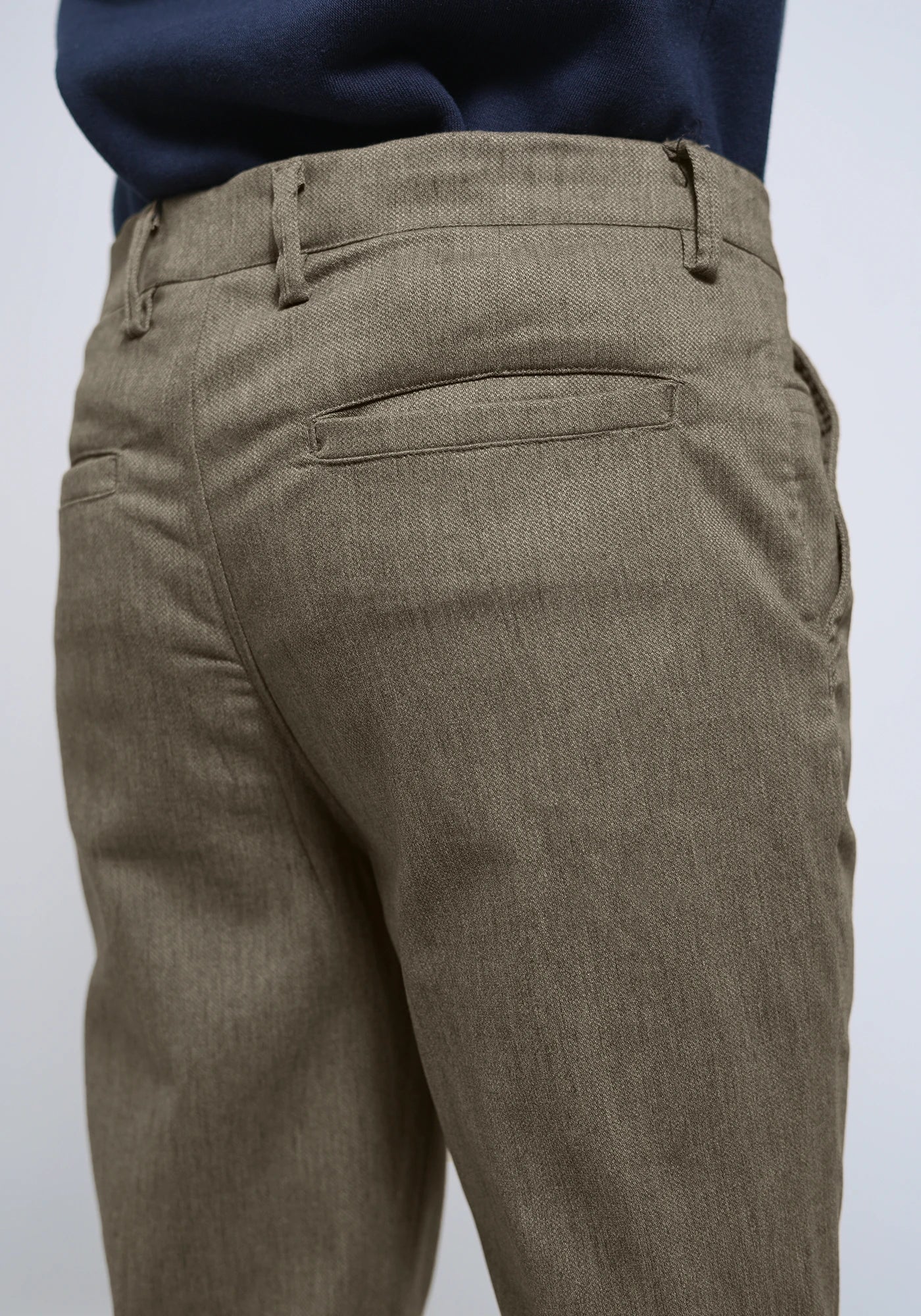 Poly Cotton Fabric D Brown Khaki's Pant