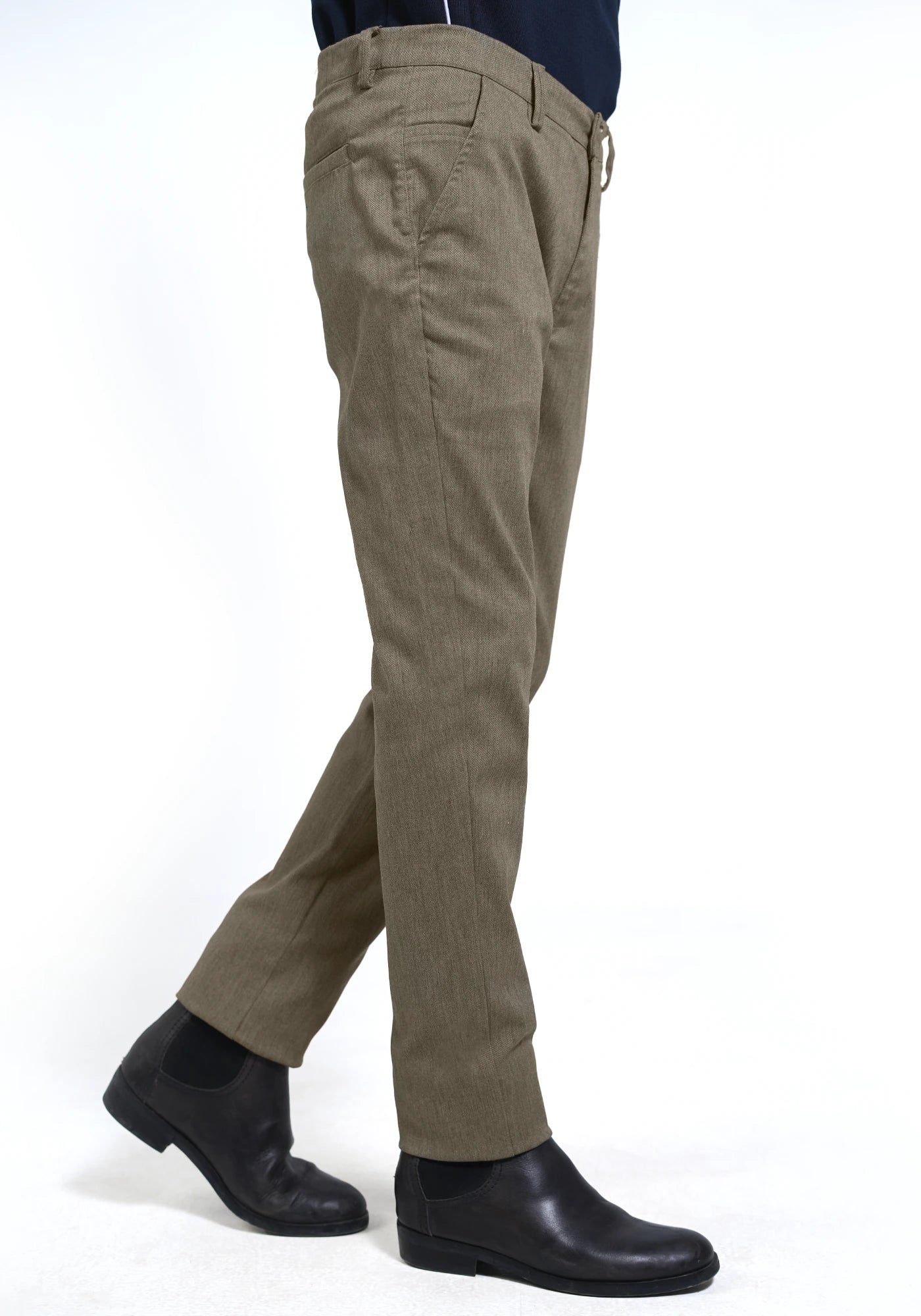 Poly Cotton Fabric D Brown Khaki's Pant