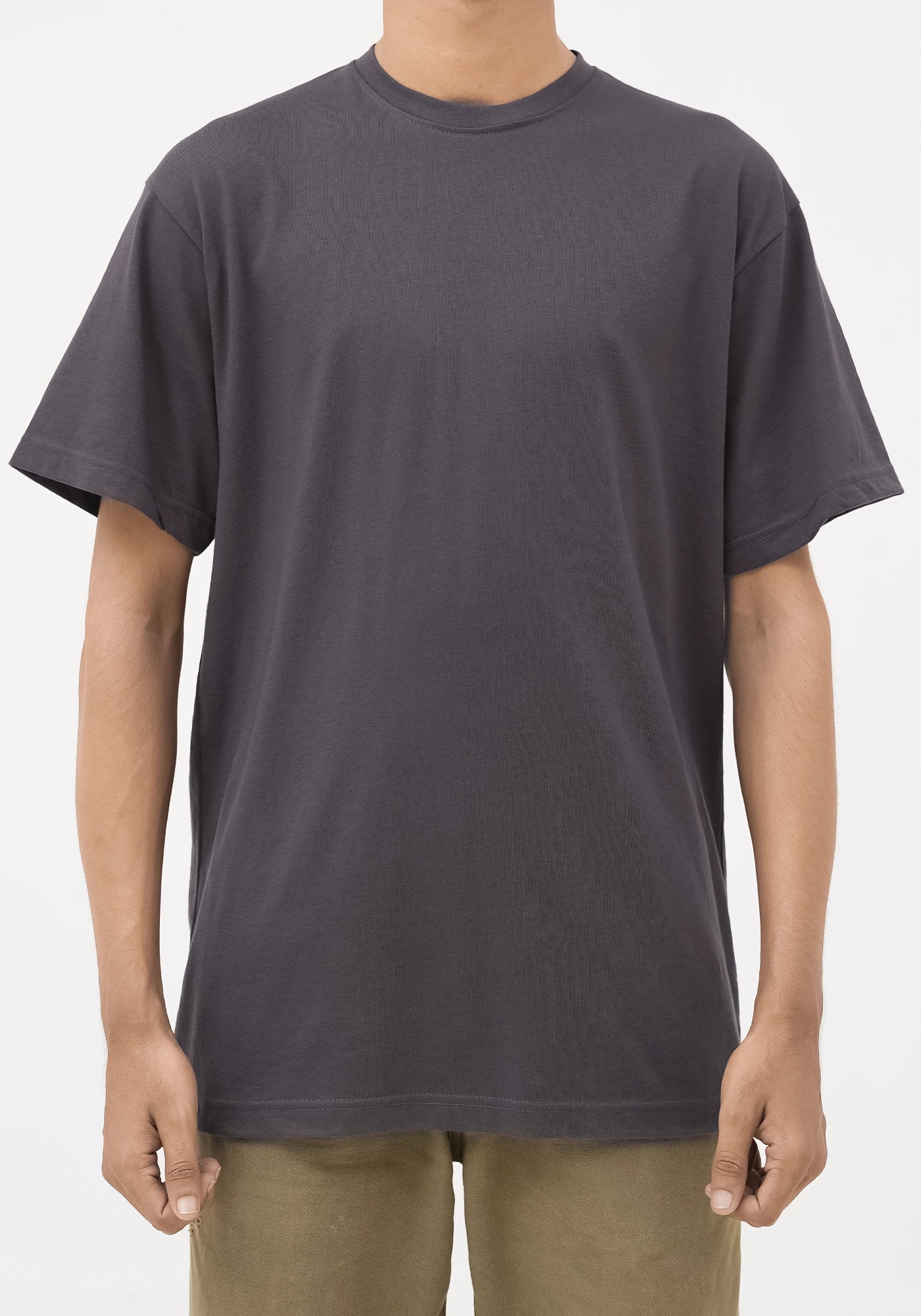 Cotton Plain Round Neck
