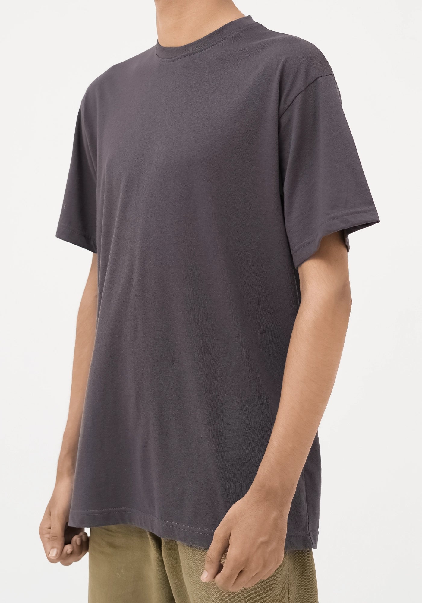 Cotton Plain Round Neck