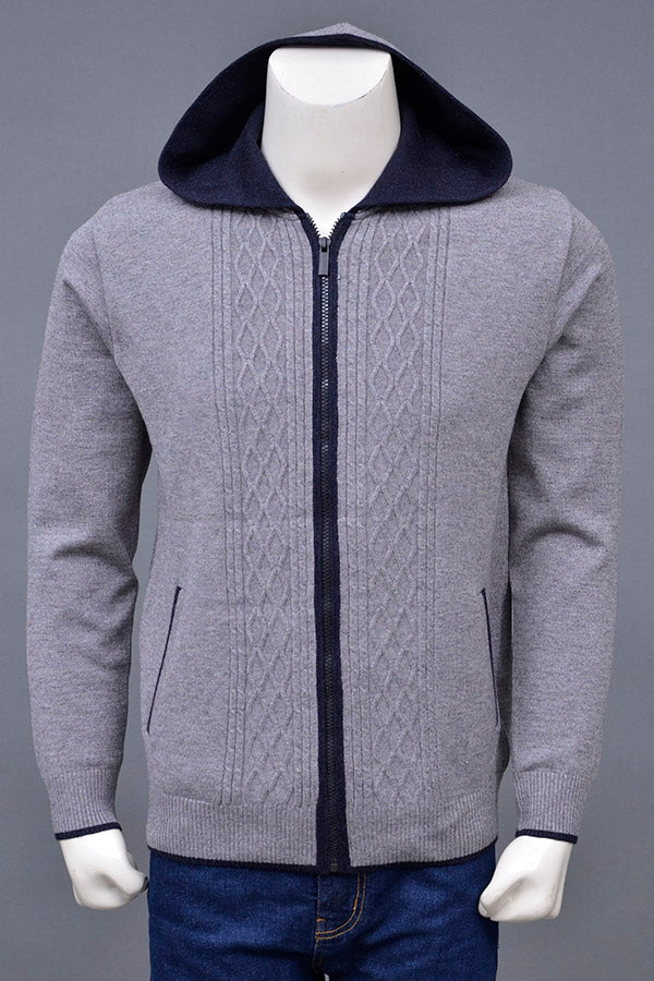 Soft Acrylic Wool Zipper Sweater