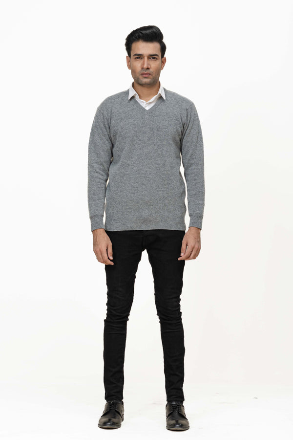 100% Lambswool Plain Pullover