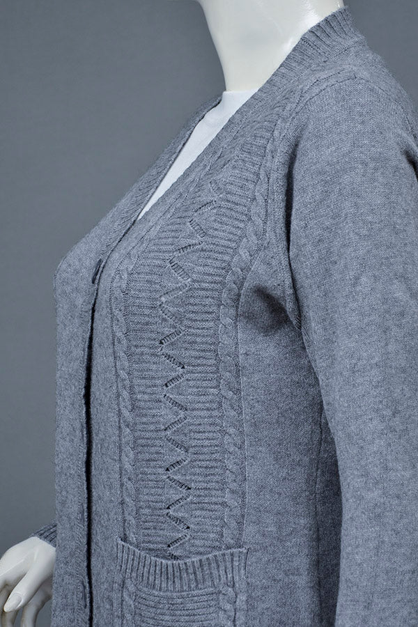 Acrylic Wool Cardigan