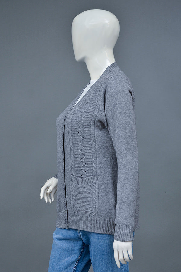 Acrylic Wool Cardigan