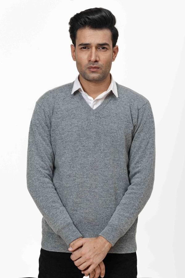 100% Lambswool Plain Pullover