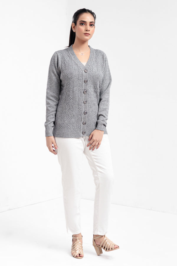 Acrylic Wool Cardigan