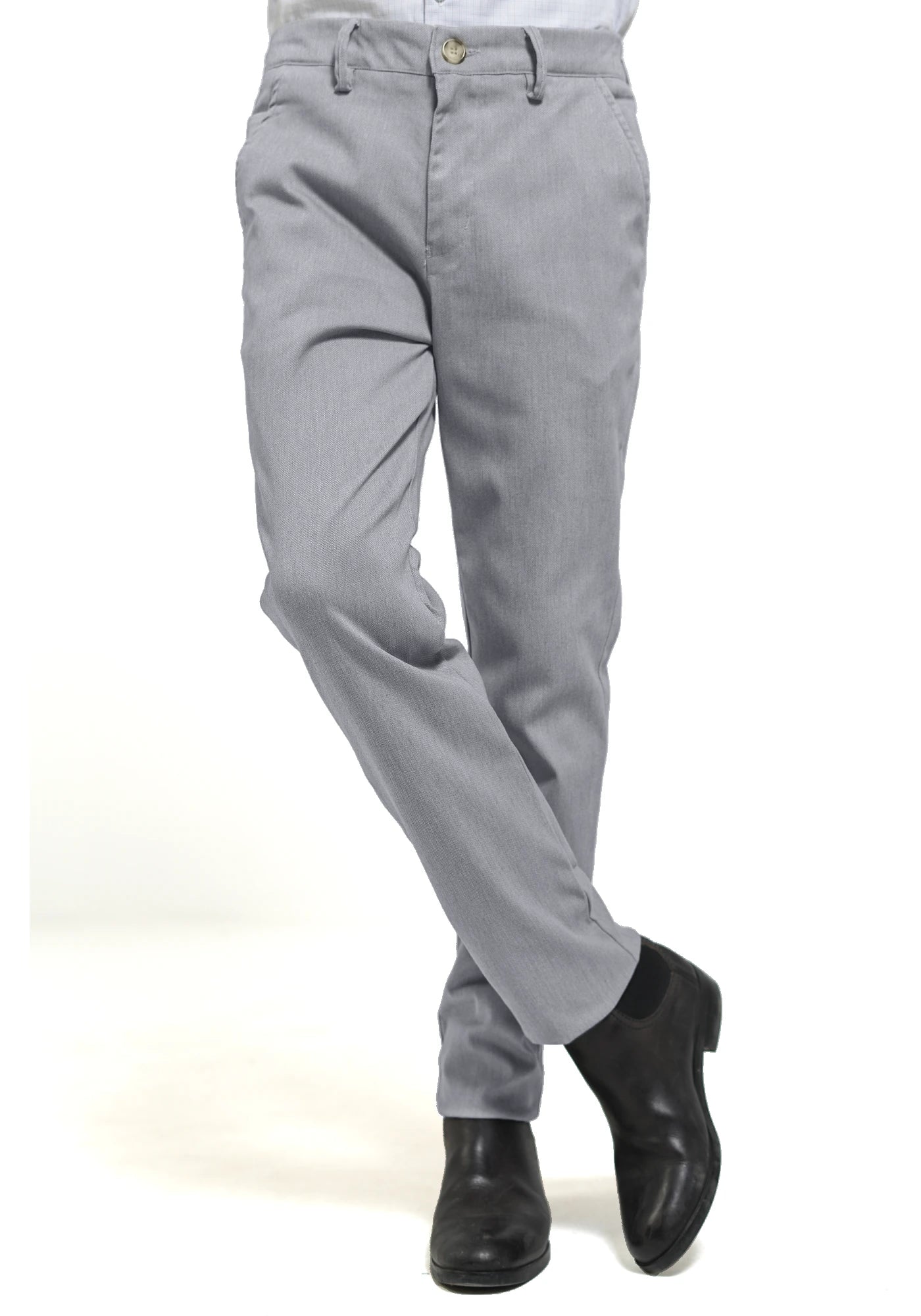 Poly Cotton Fabric Gray Khaki's Pant