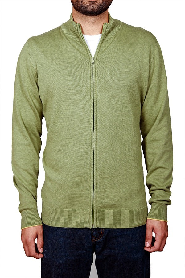 Cotton Zipper w/Back Stripe