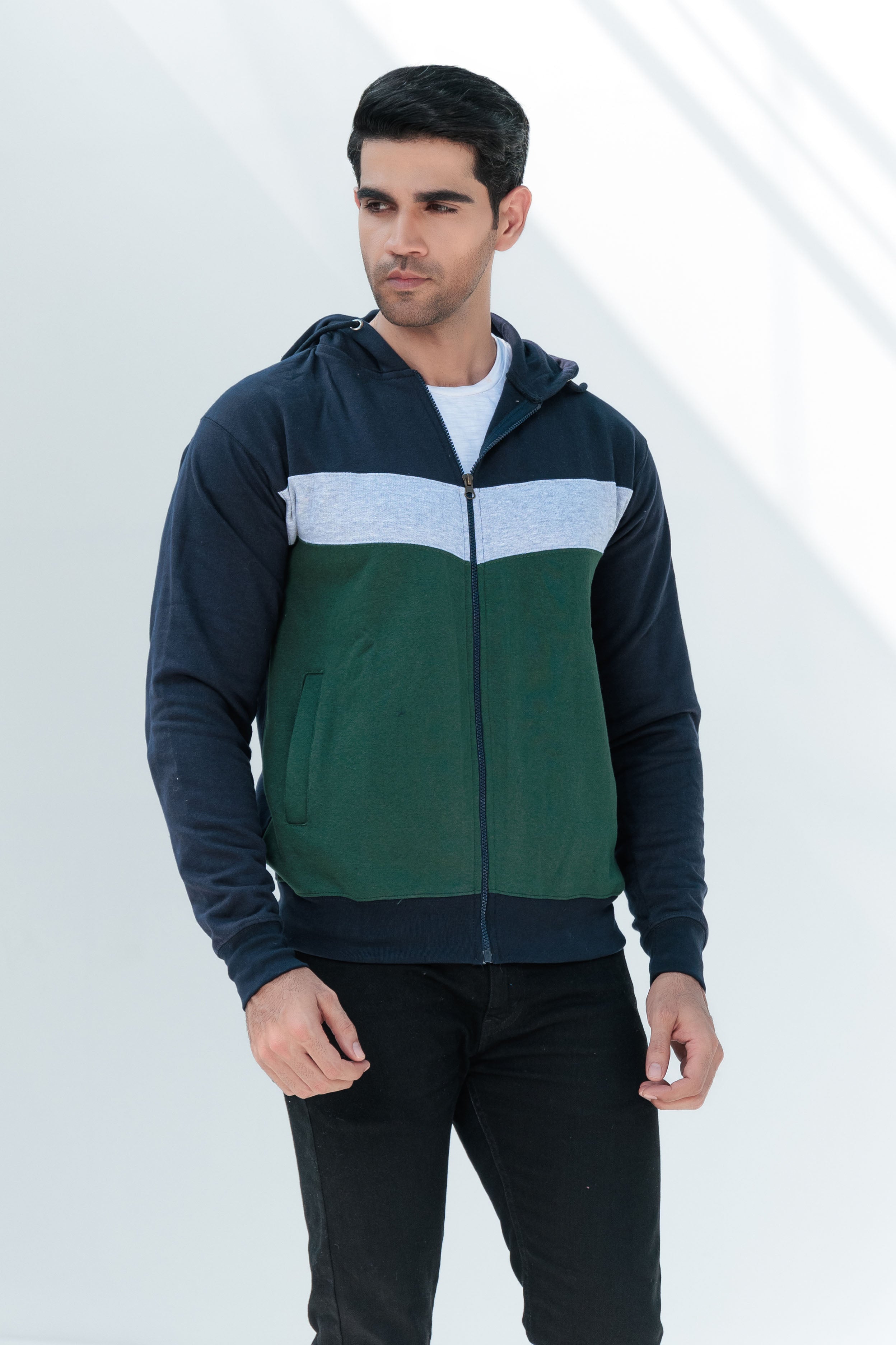 Fleece Jacket With Hoodie