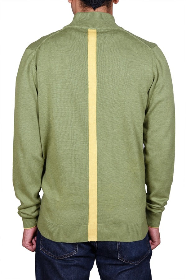 Cotton Zipper w/Back Stripe