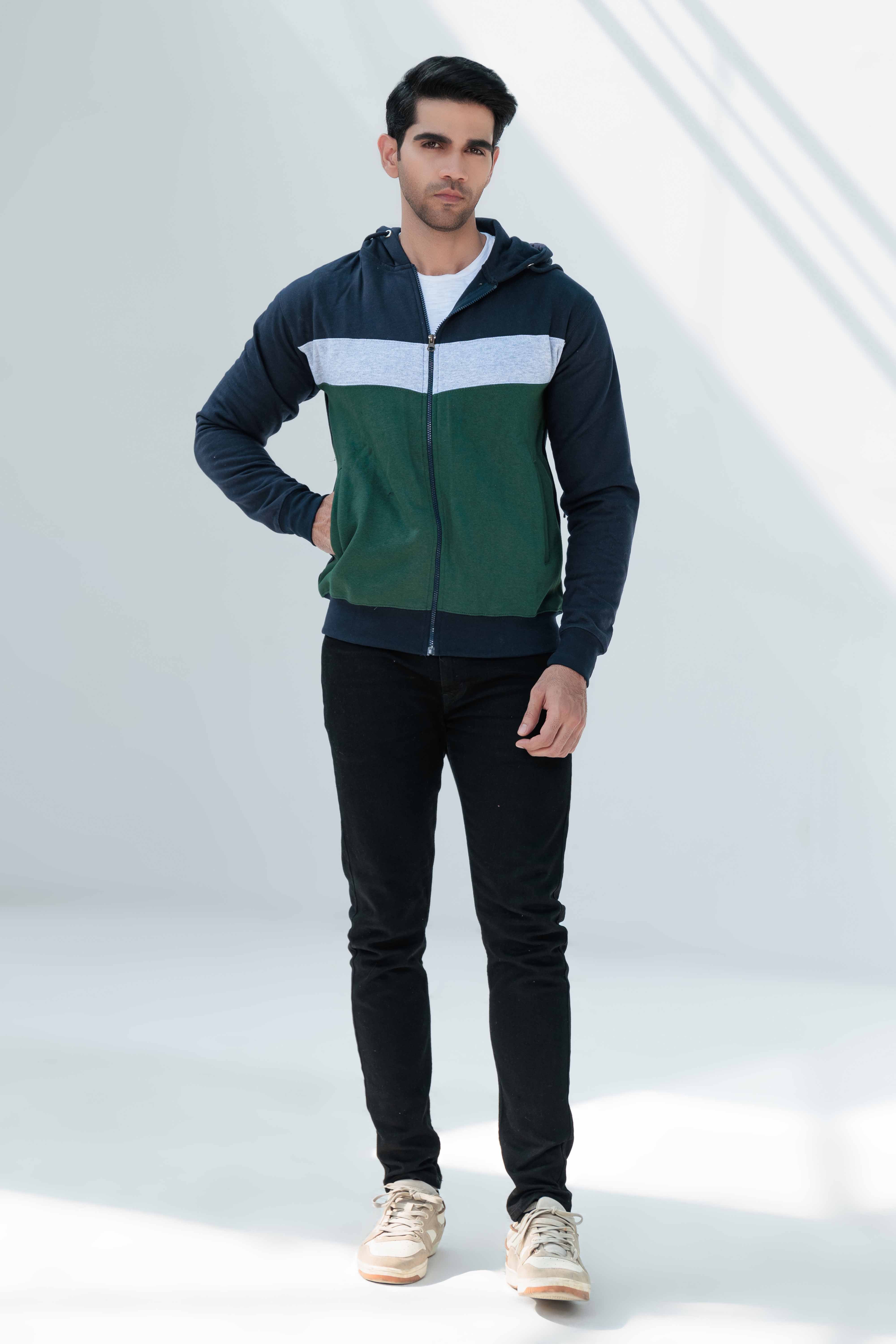 Fleece Jacket With Hoodie