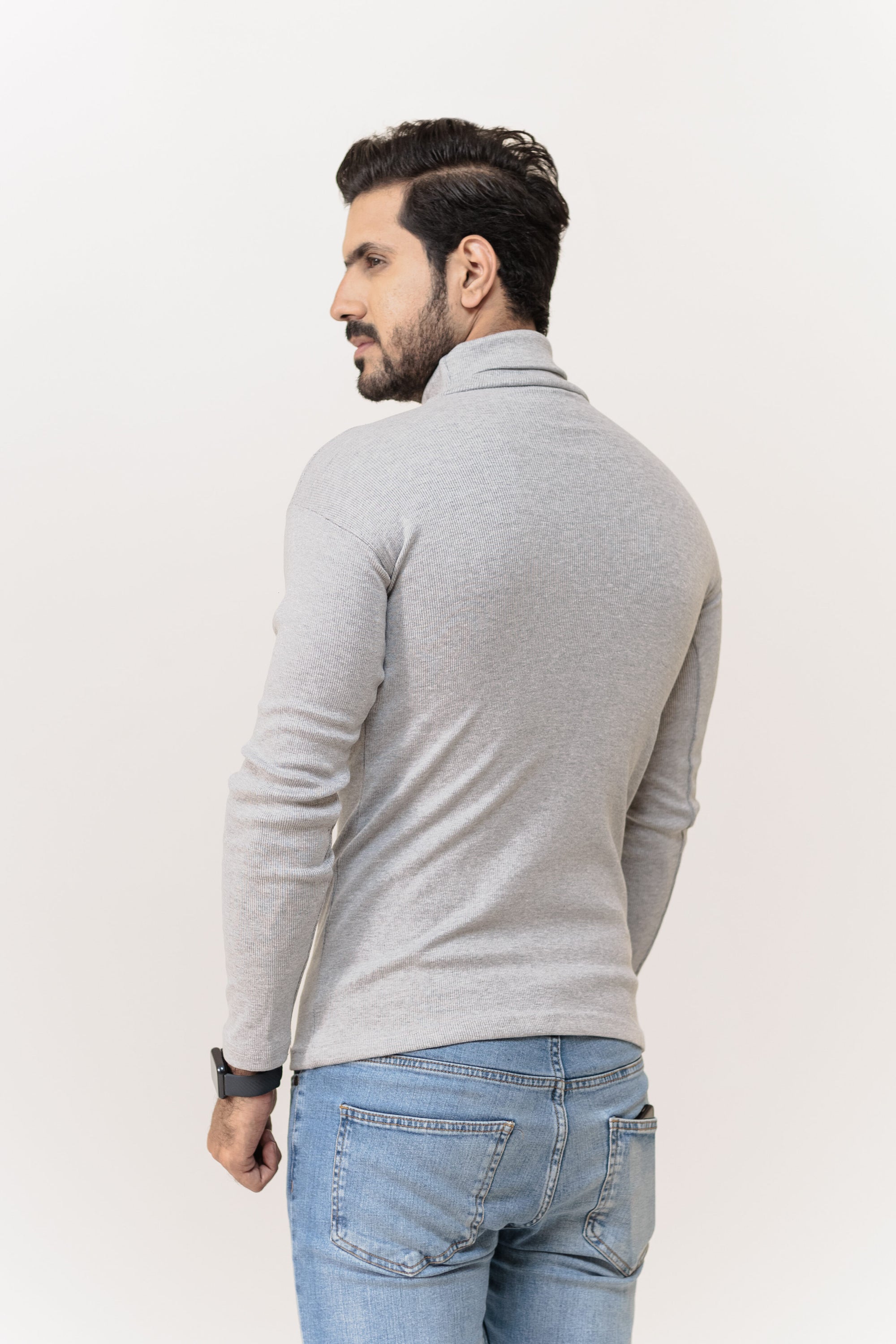 Cotton High Neck
