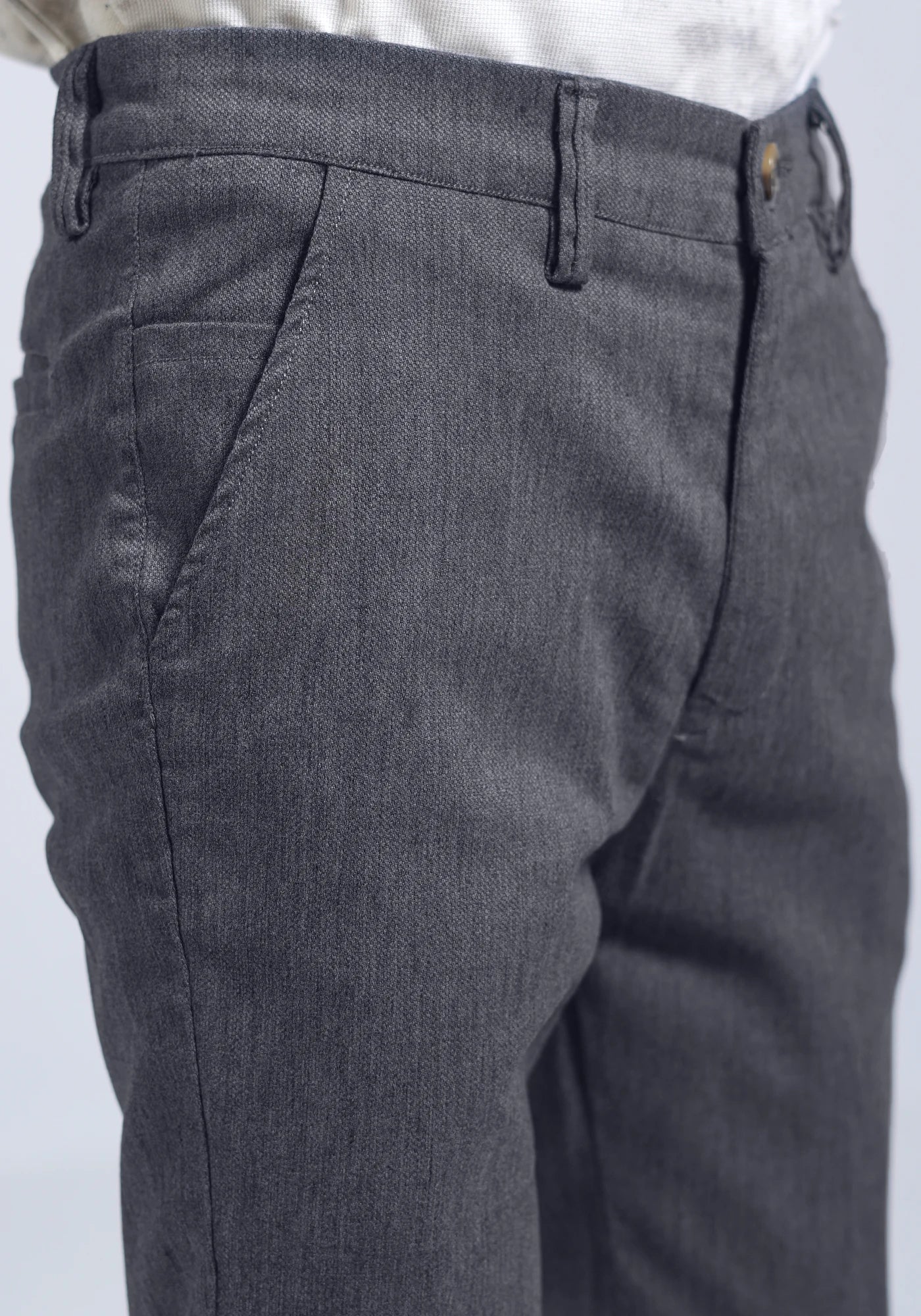 Poly Cotton Fabric Navy Khaki's Pant