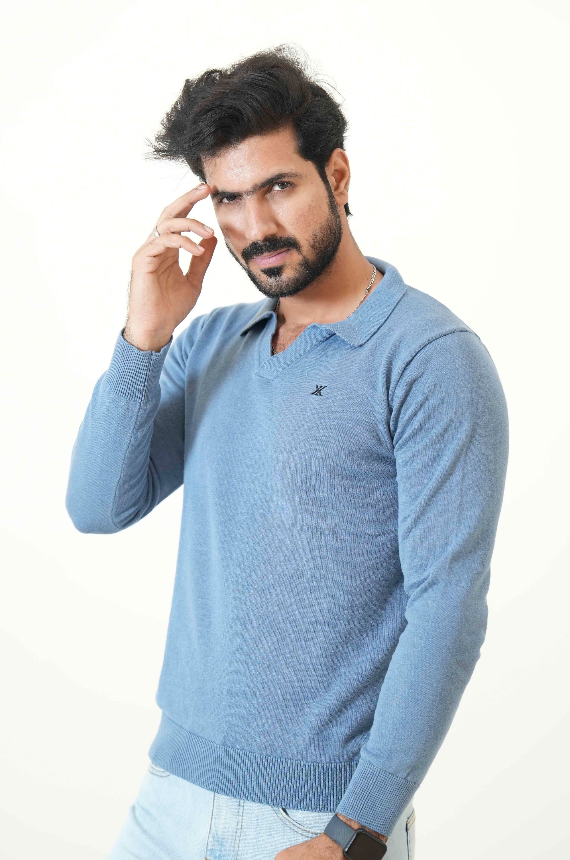 100% Cotton Full Sleeves Sweater