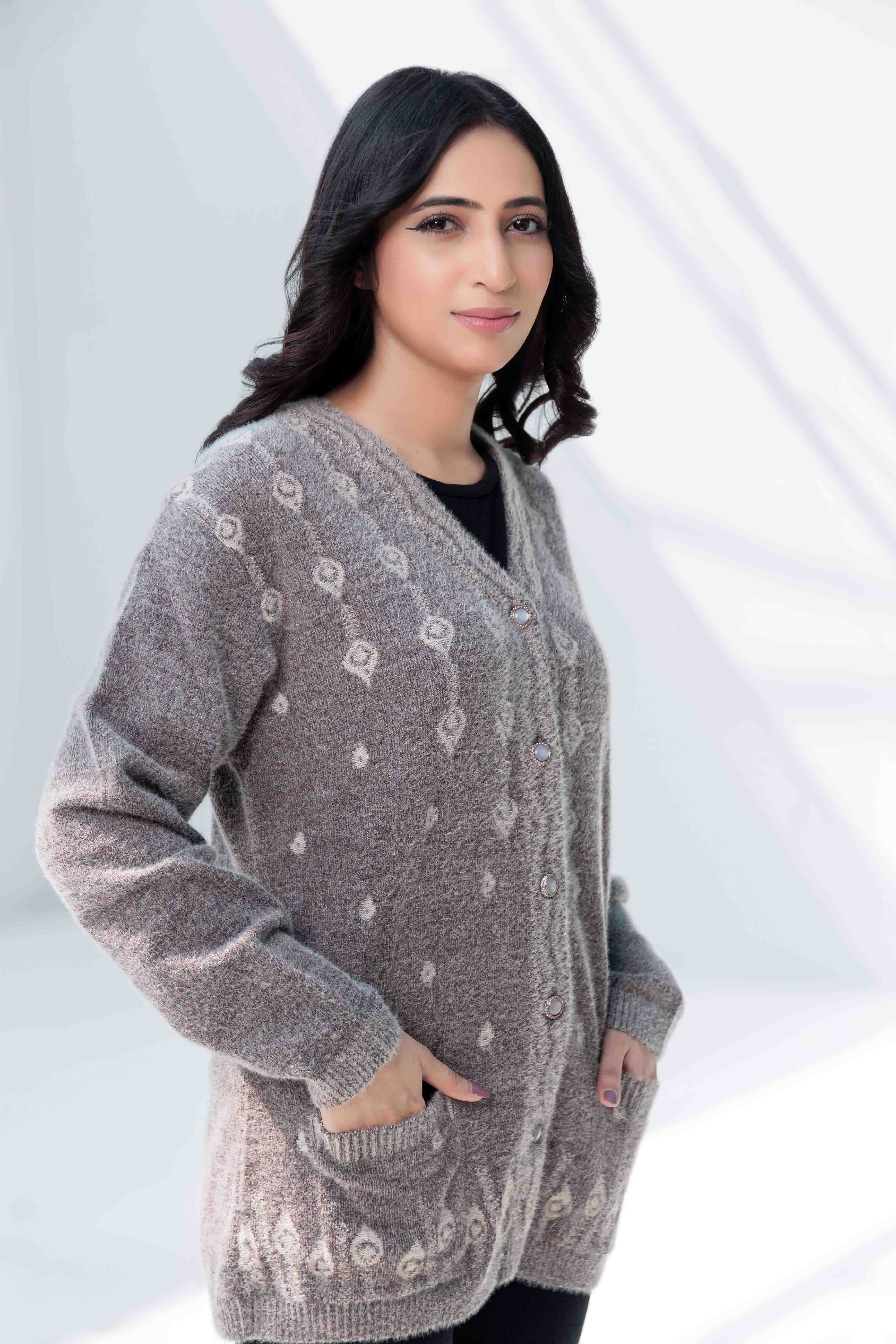 Soft Acrylic Wool Cardigan