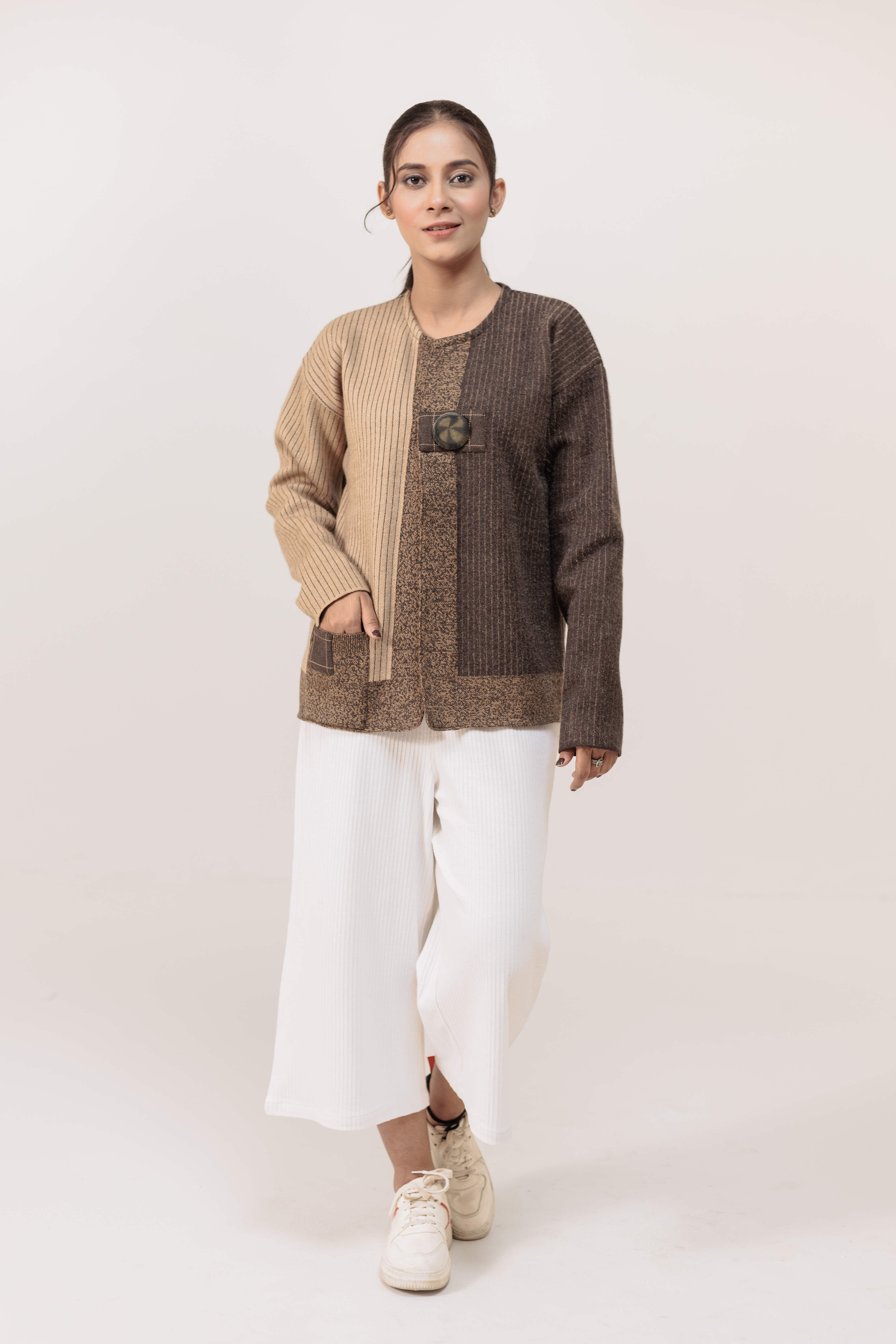 Soft Acrylic Wool Cardigan