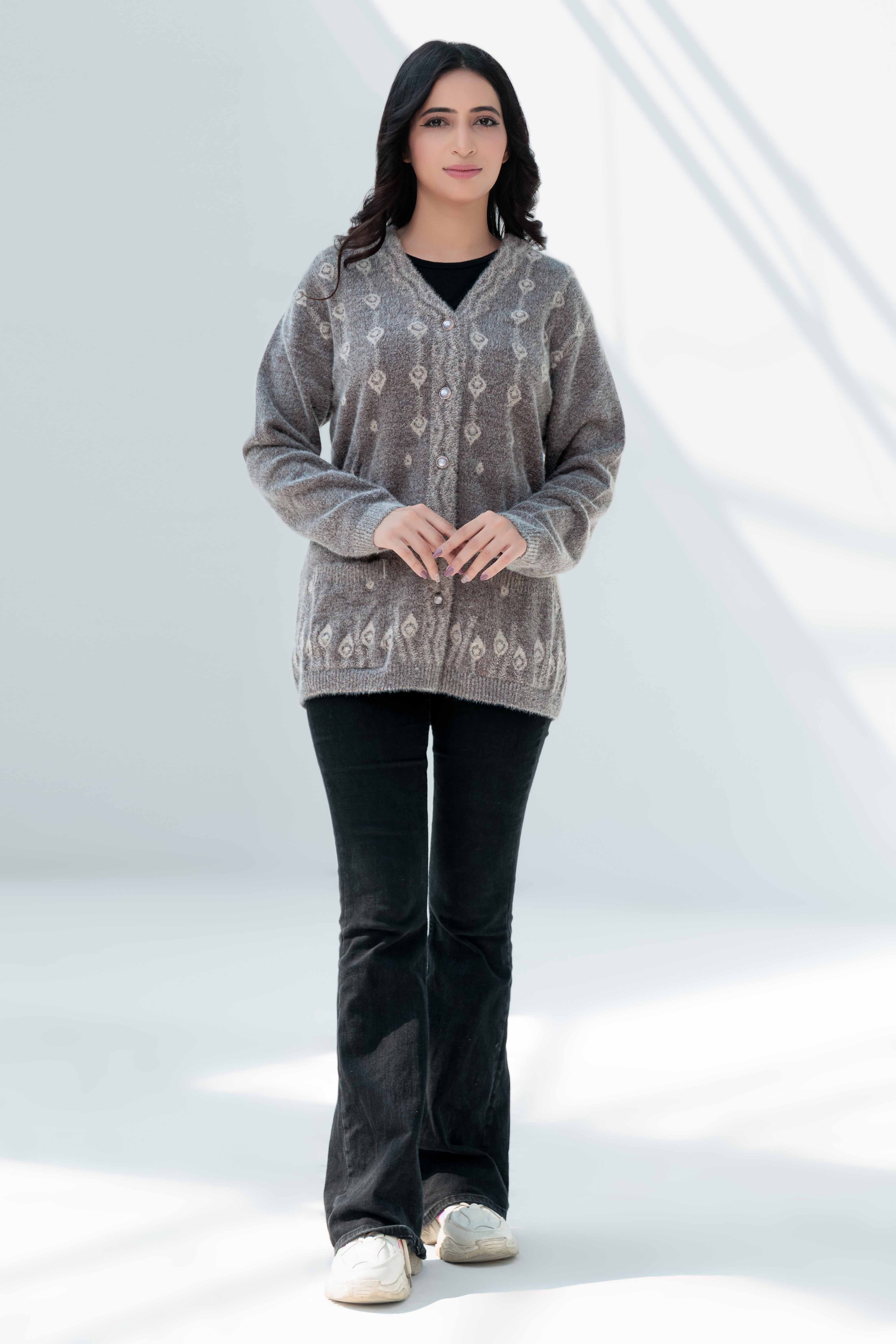 Soft Acrylic Wool Cardigan