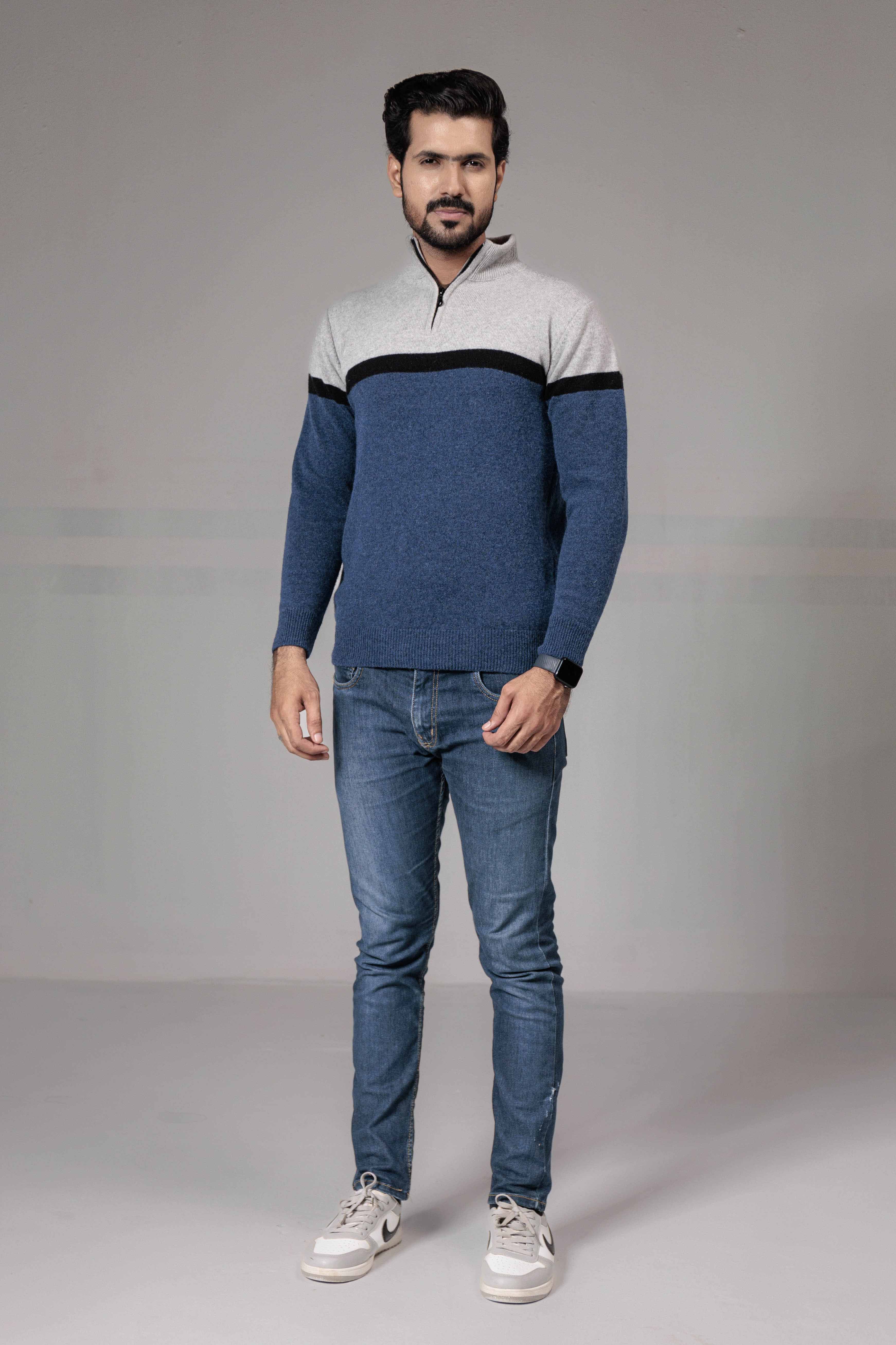 100% Lambswool Half Zipper