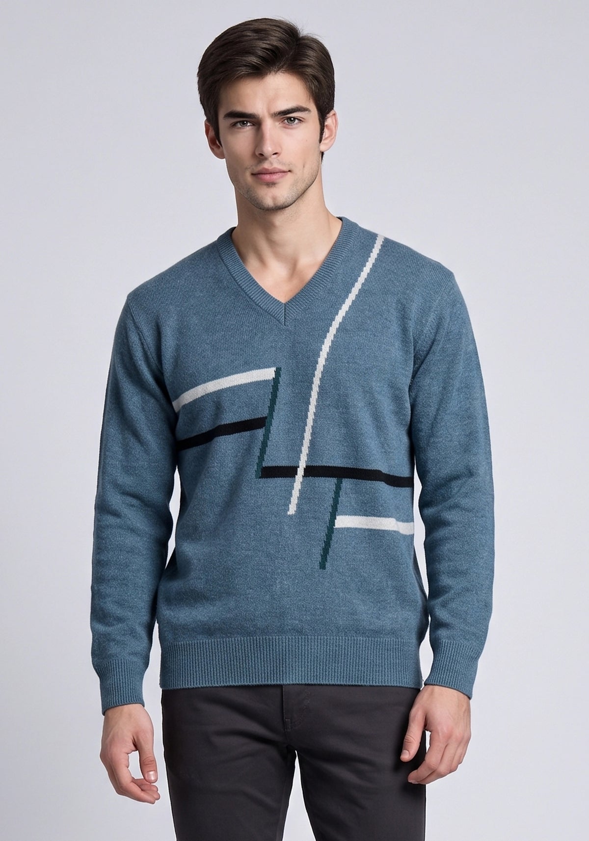 100% Lambswool Lt Green Pullover