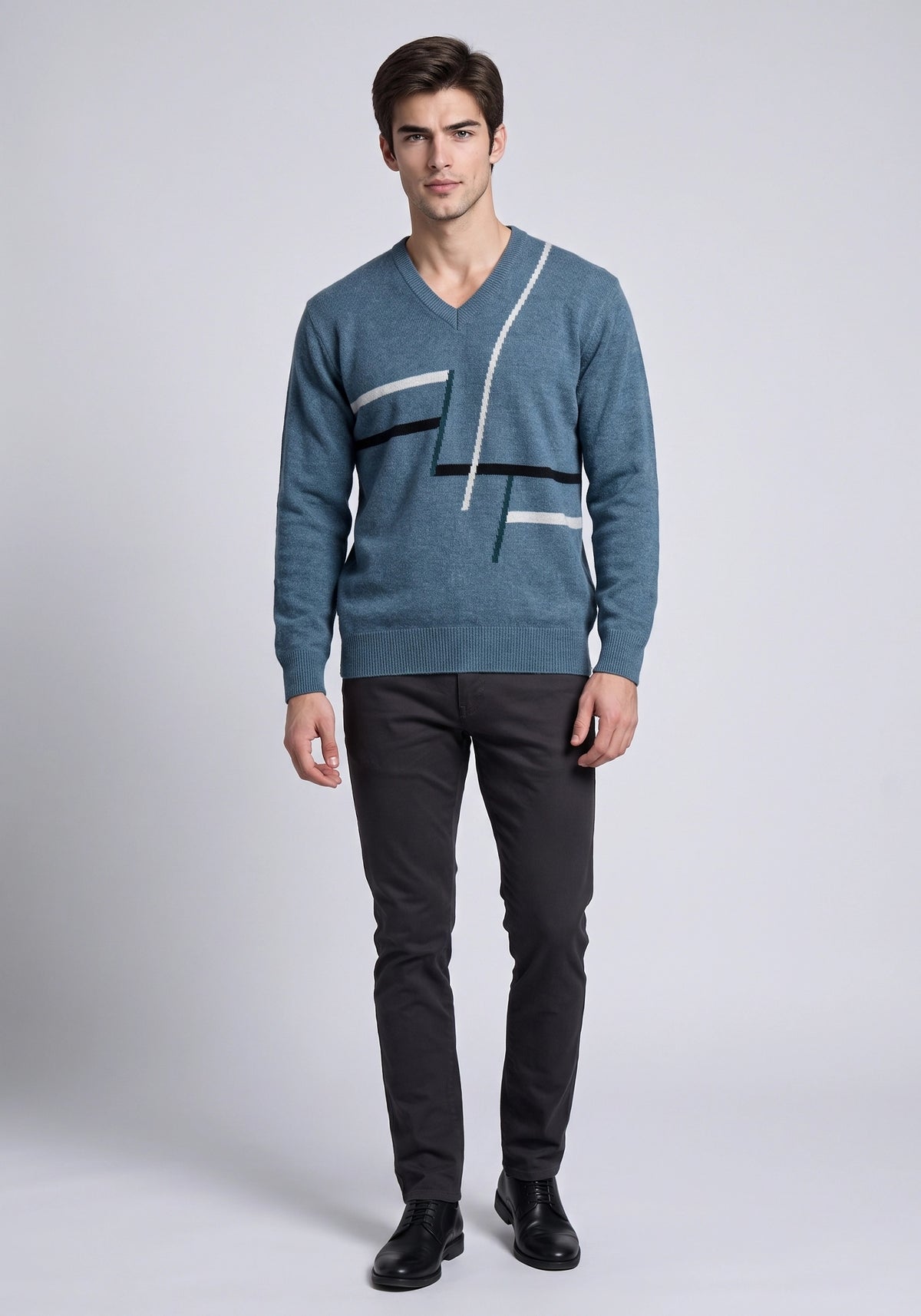 100% Lambswool Lt Green Pullover