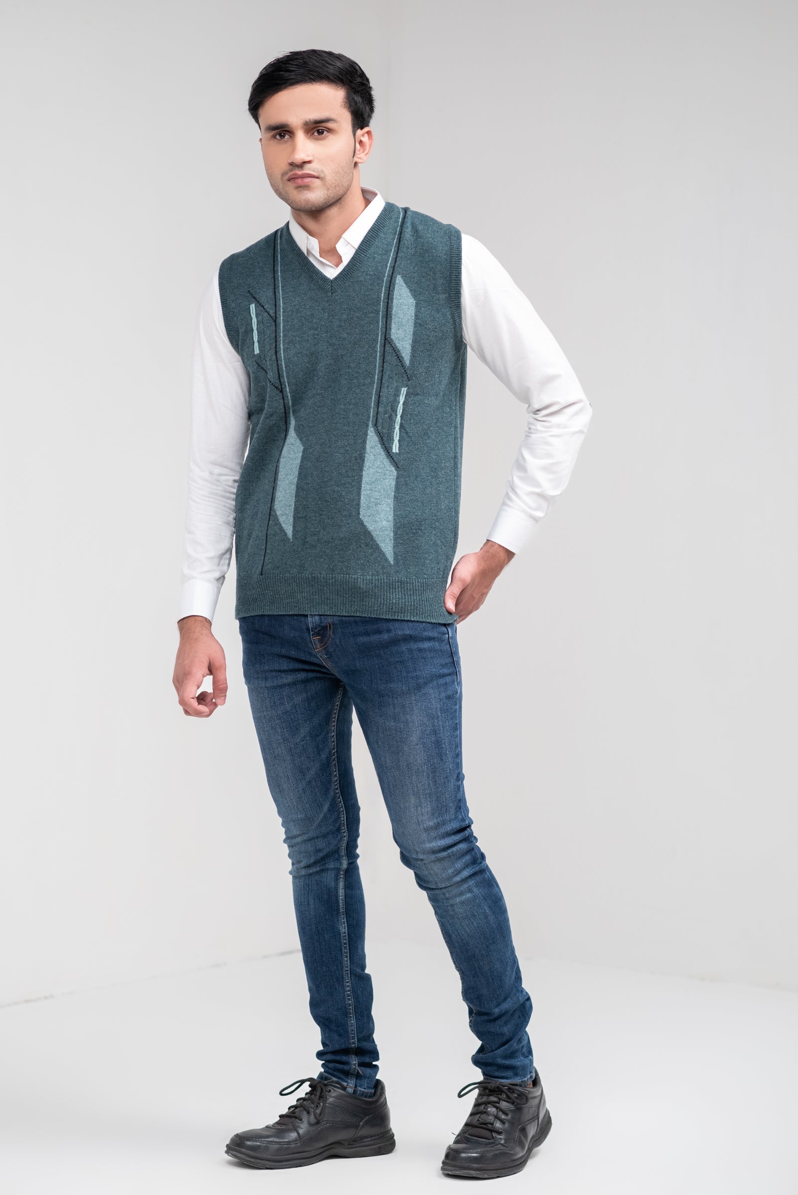 100% Lambswool Sleeveless
