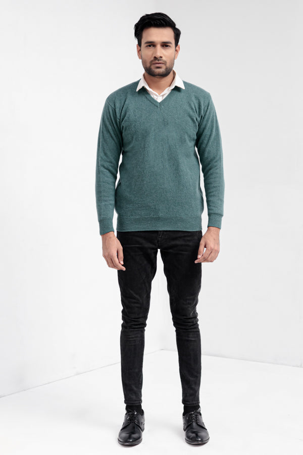 100% Lambswool Plain Pullover