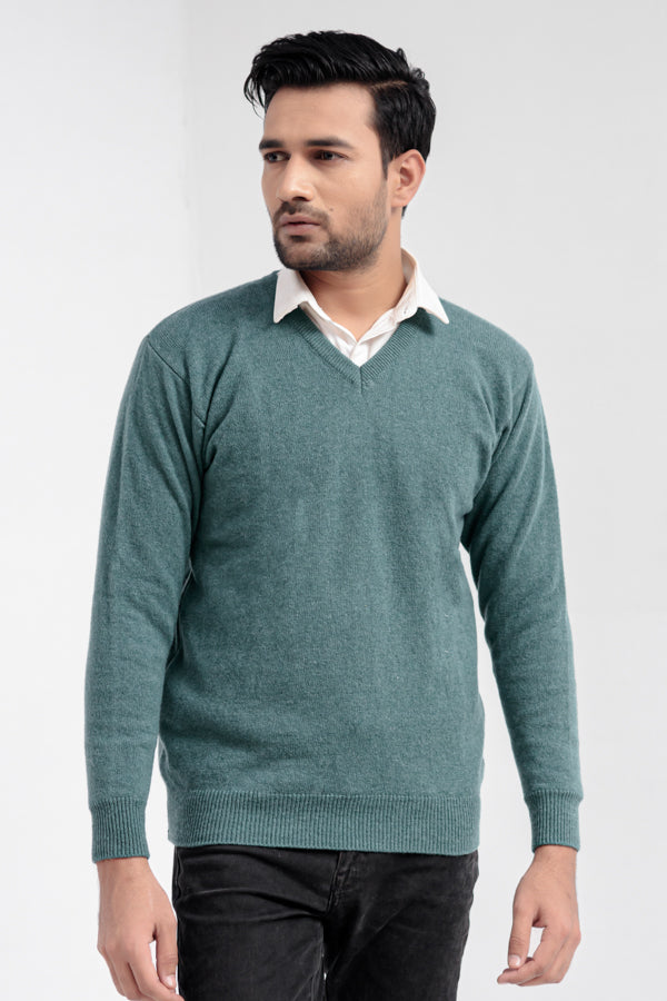 100% Lambswool Plain Pullover