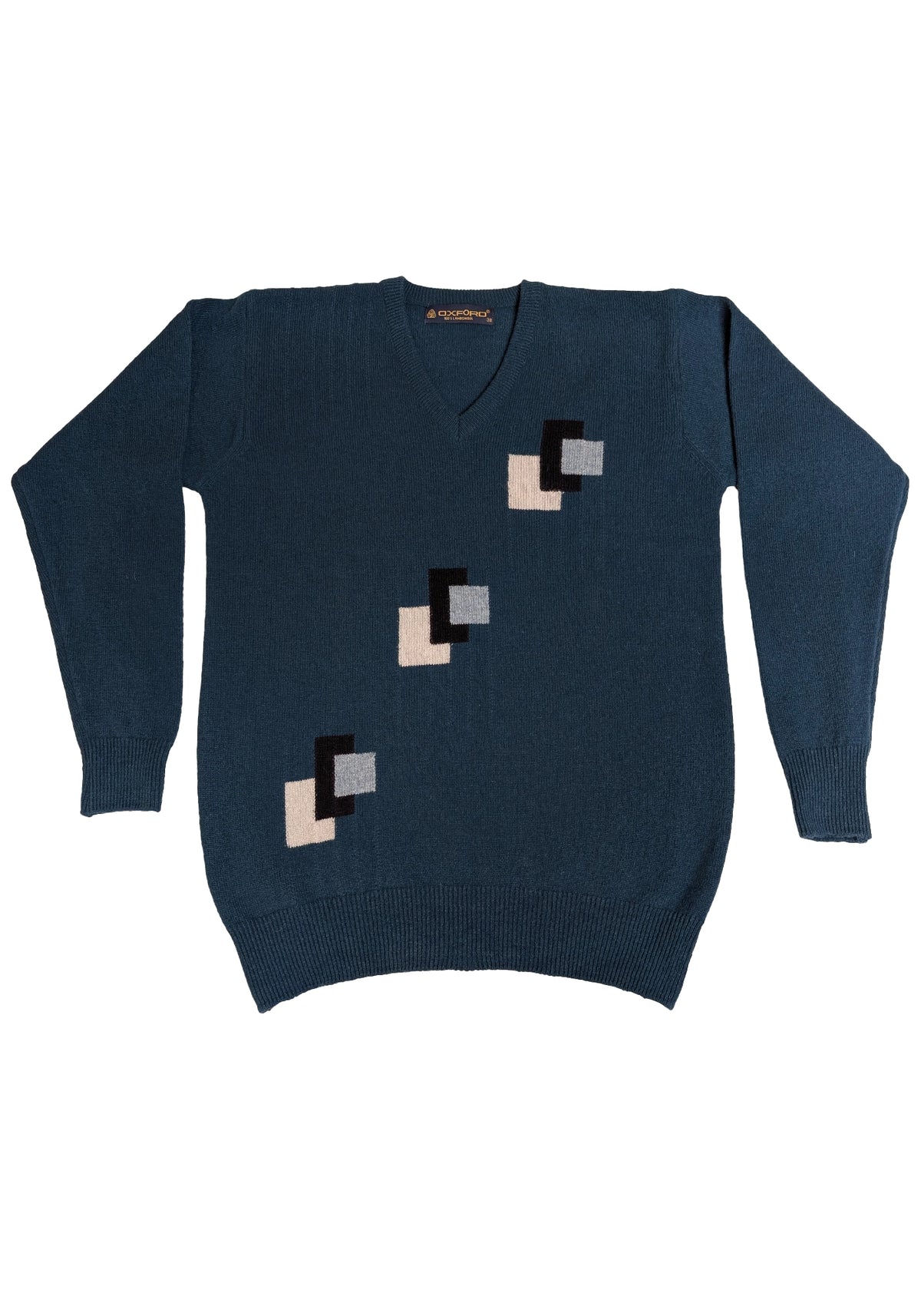 100% Lambswool Petrol Pullover