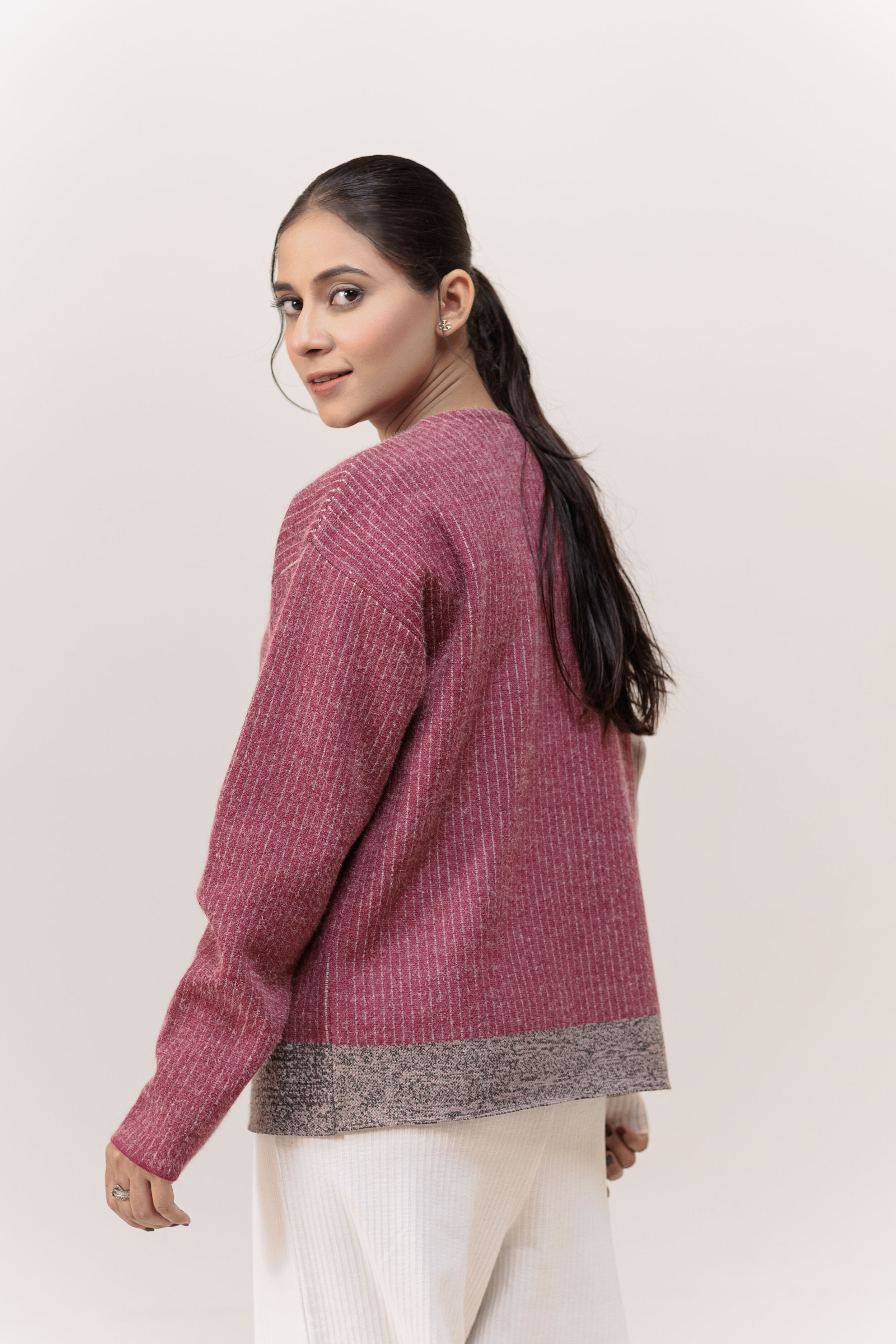 Soft Acrylic Wool Cardigan