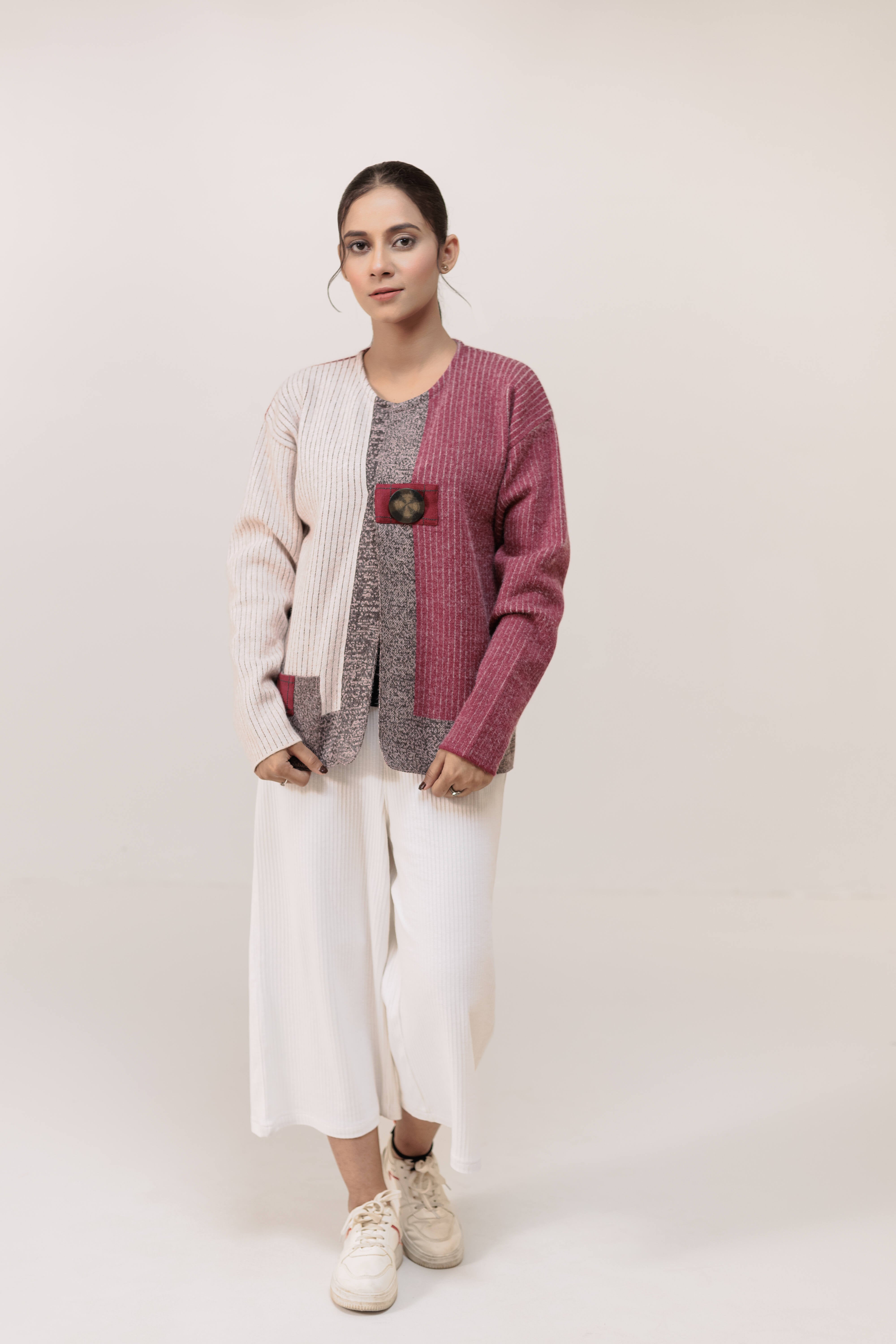 Soft Acrylic Wool Cardigan