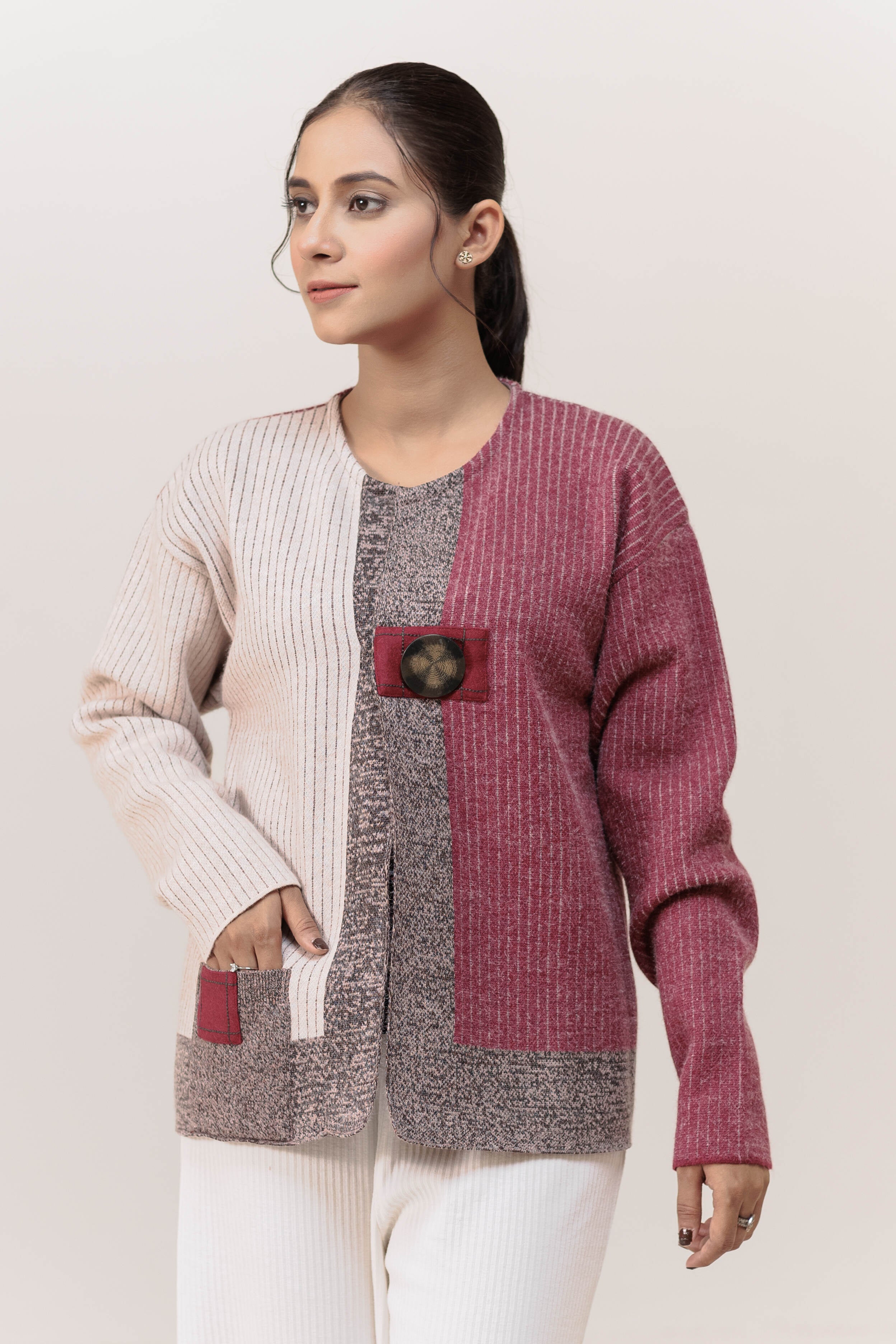 Soft Acrylic Wool Cardigan