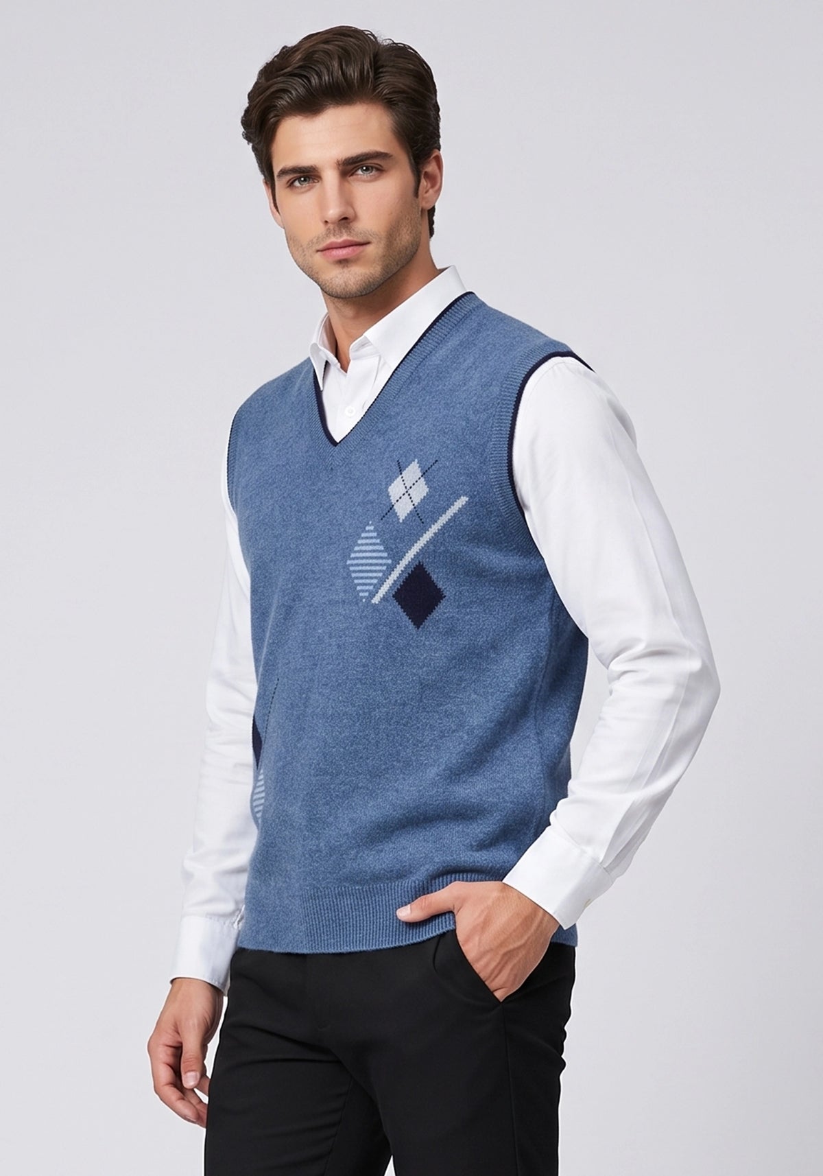 100% Lambswool Lt Rhapsody Sleeveless