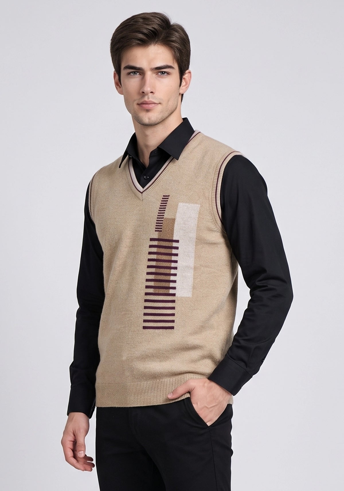 100% Lambswool Sleeveless