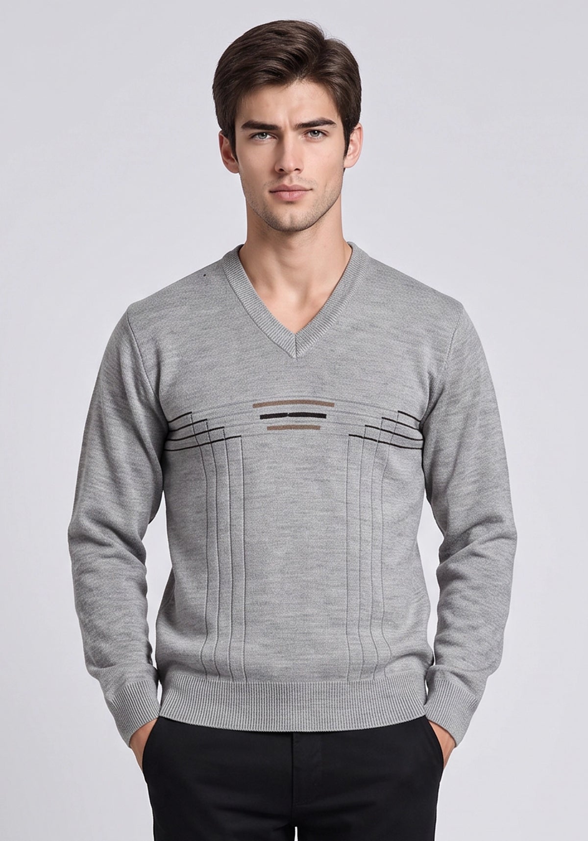 Wool Blend Camel Mix Pullover