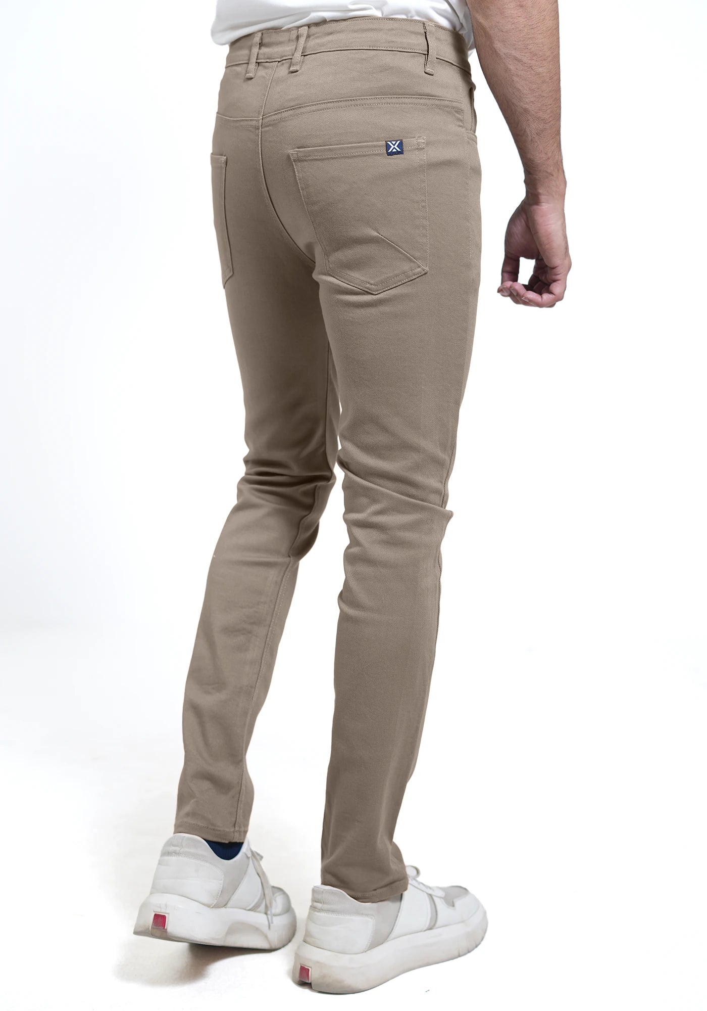 Fine Twill Fabric Five Pockets Lt Khaki Pants