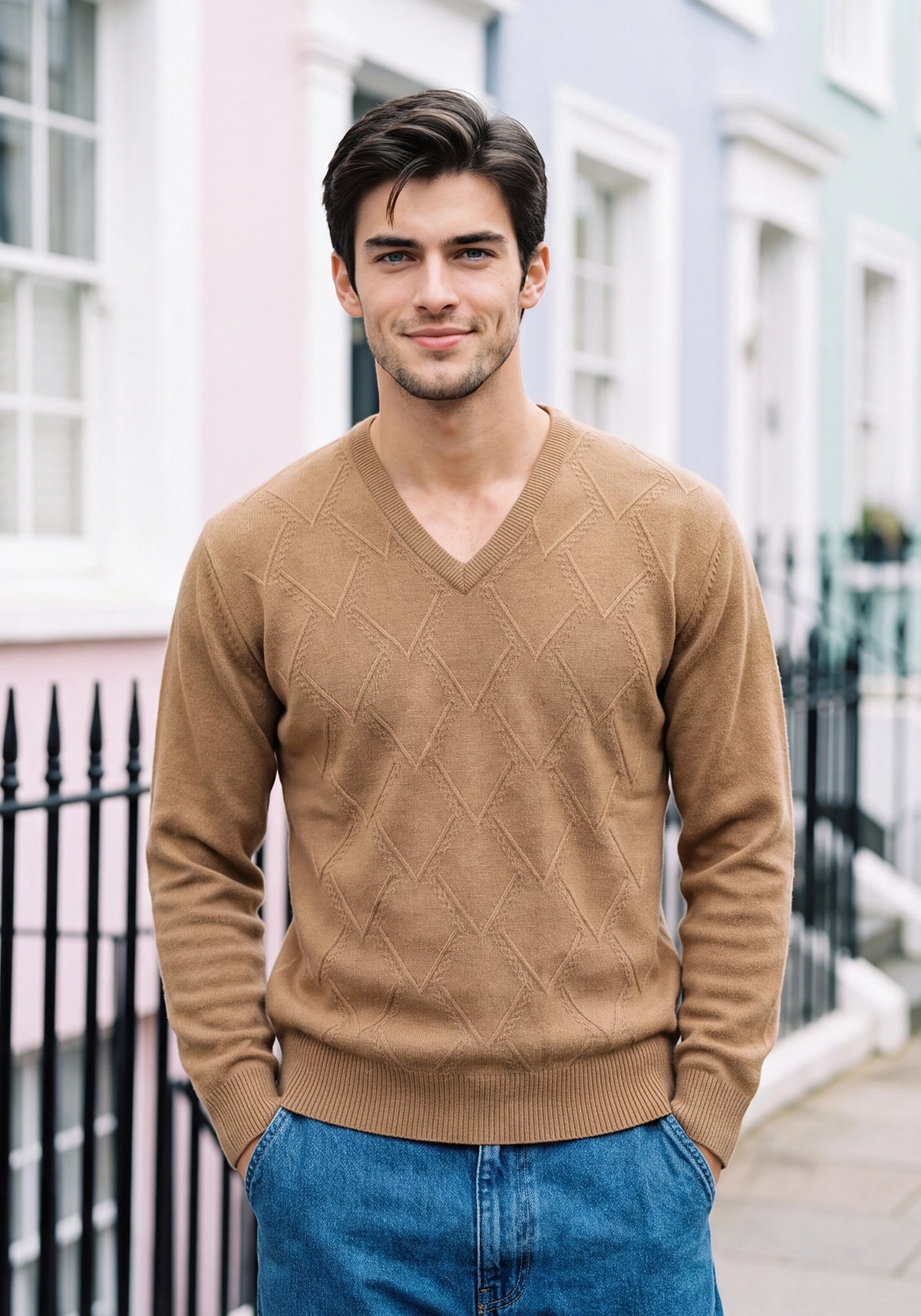 100% Lambswool Lt Vicuna Pullover