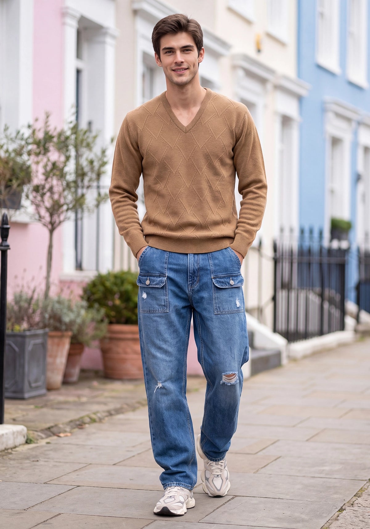 100% Lambswool Lt Vicuna Pullover