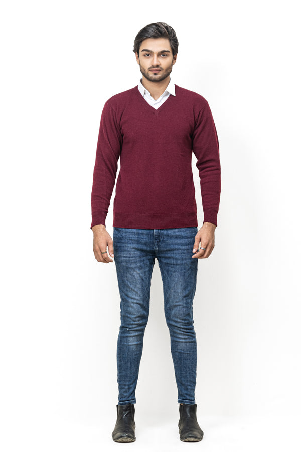 100% Lambswool Plain Pullover