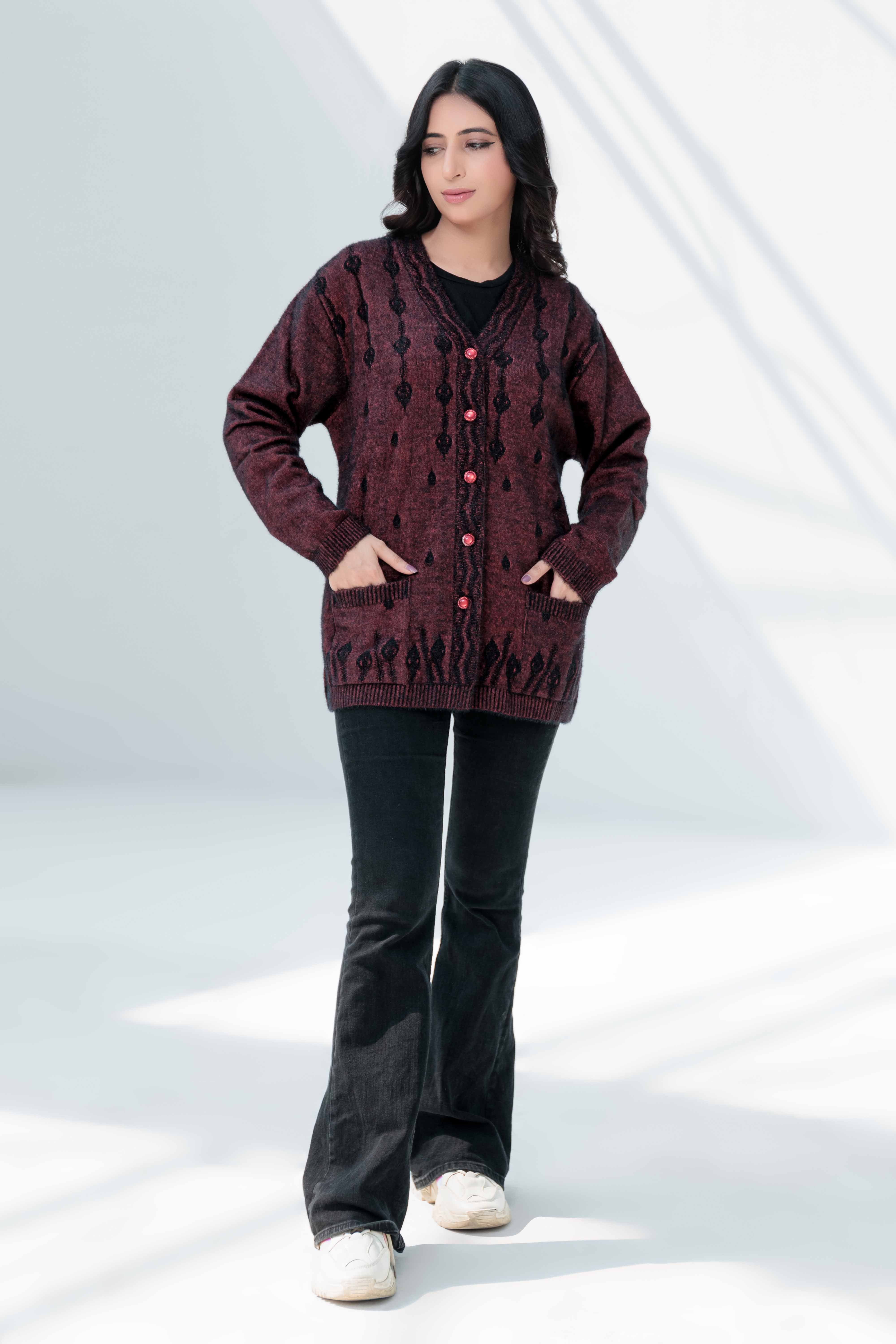 Soft Acrylic Wool Cardigan