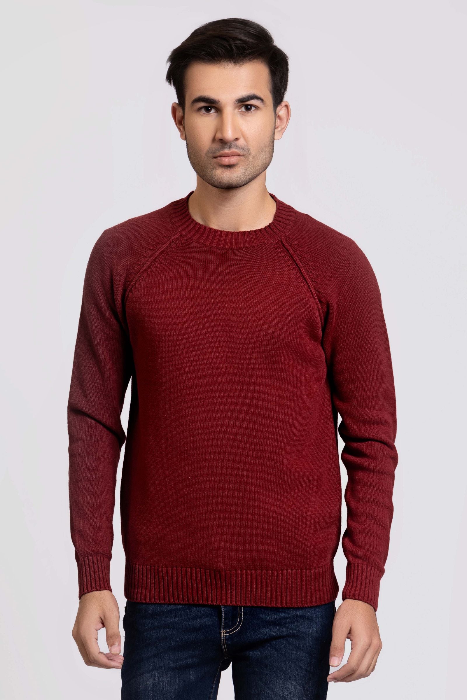 Cotton Round Neck Sweater