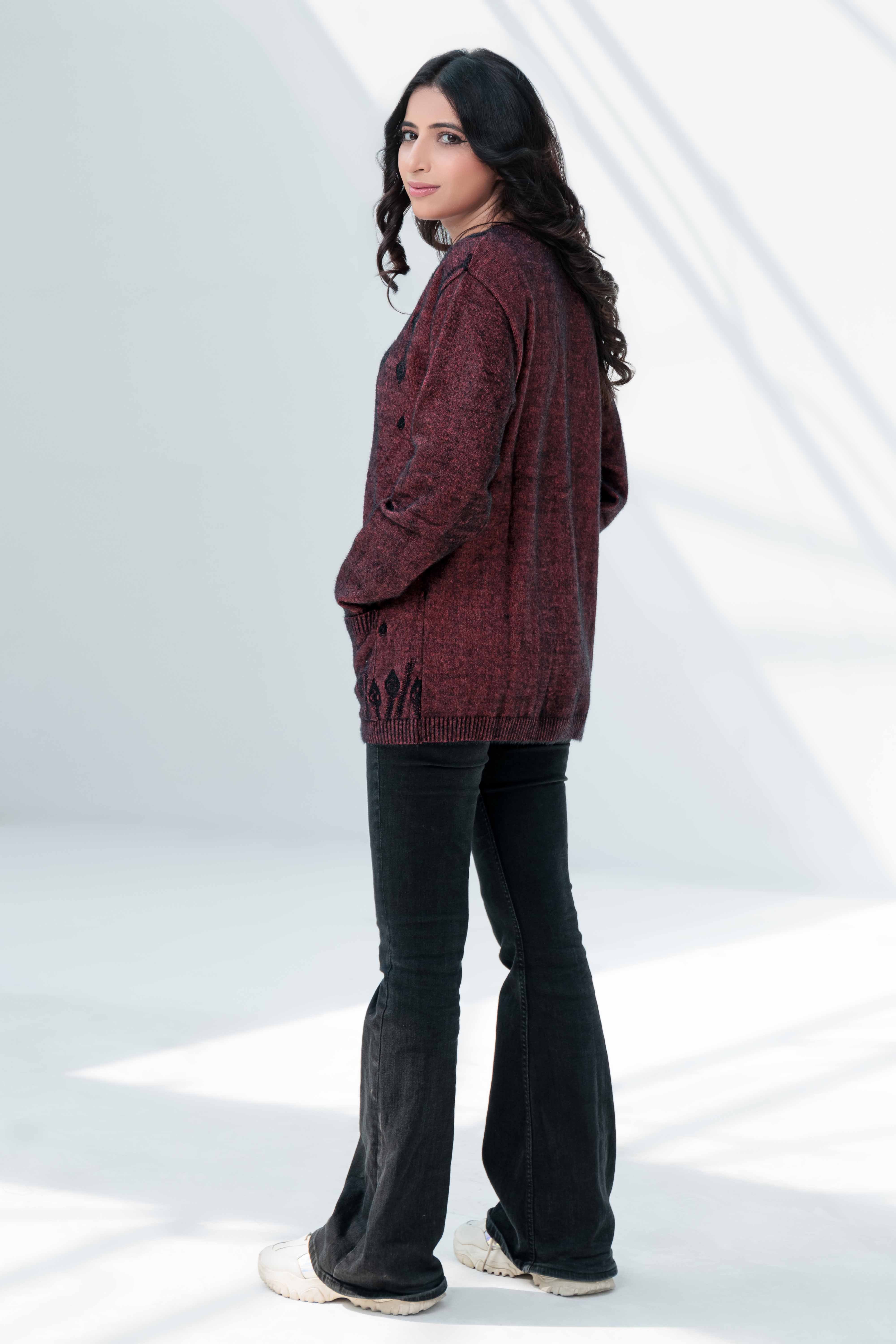 Soft Acrylic Wool Cardigan