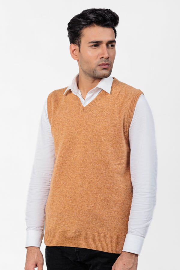 100% Lambswool Plain Sleeveless