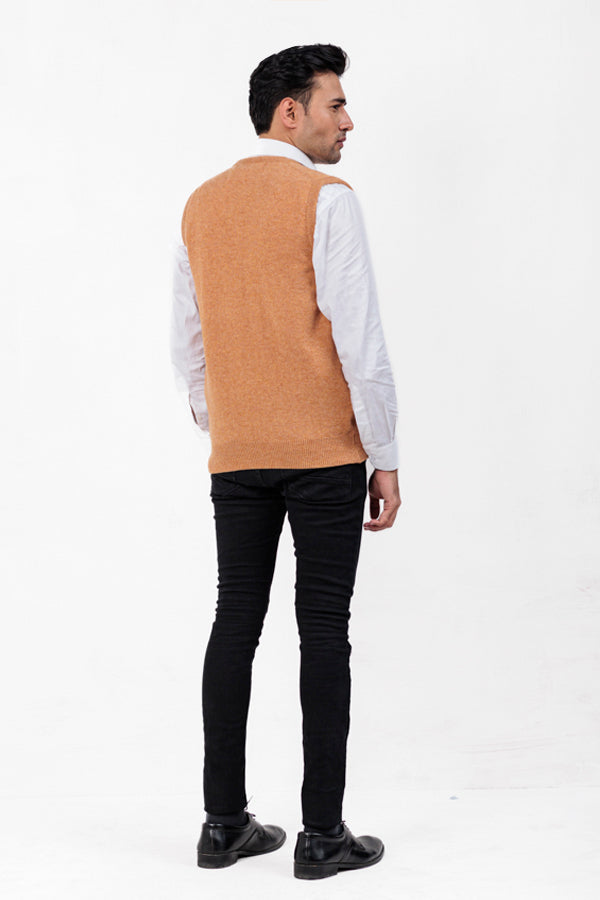 100% Lambswool Plain Sleeveless