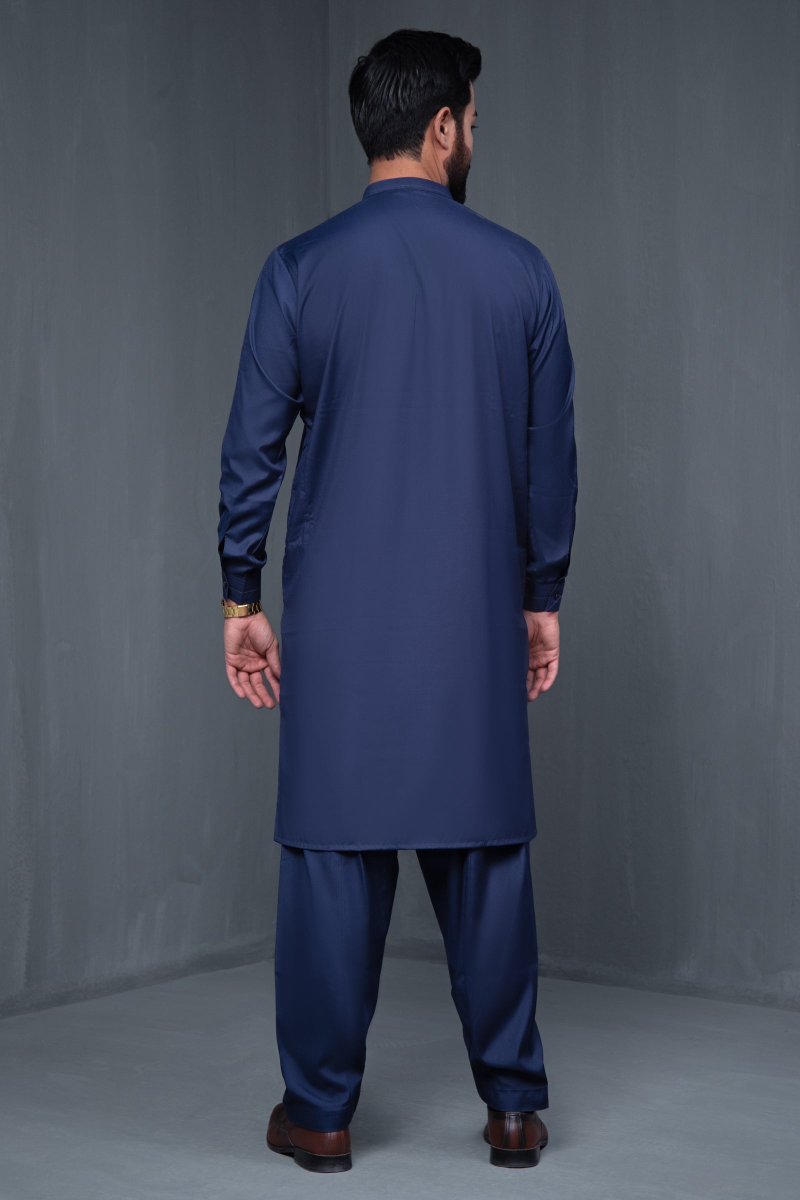 Crow Black - Kurta Trouser/Shalwar - 2PC main image 0